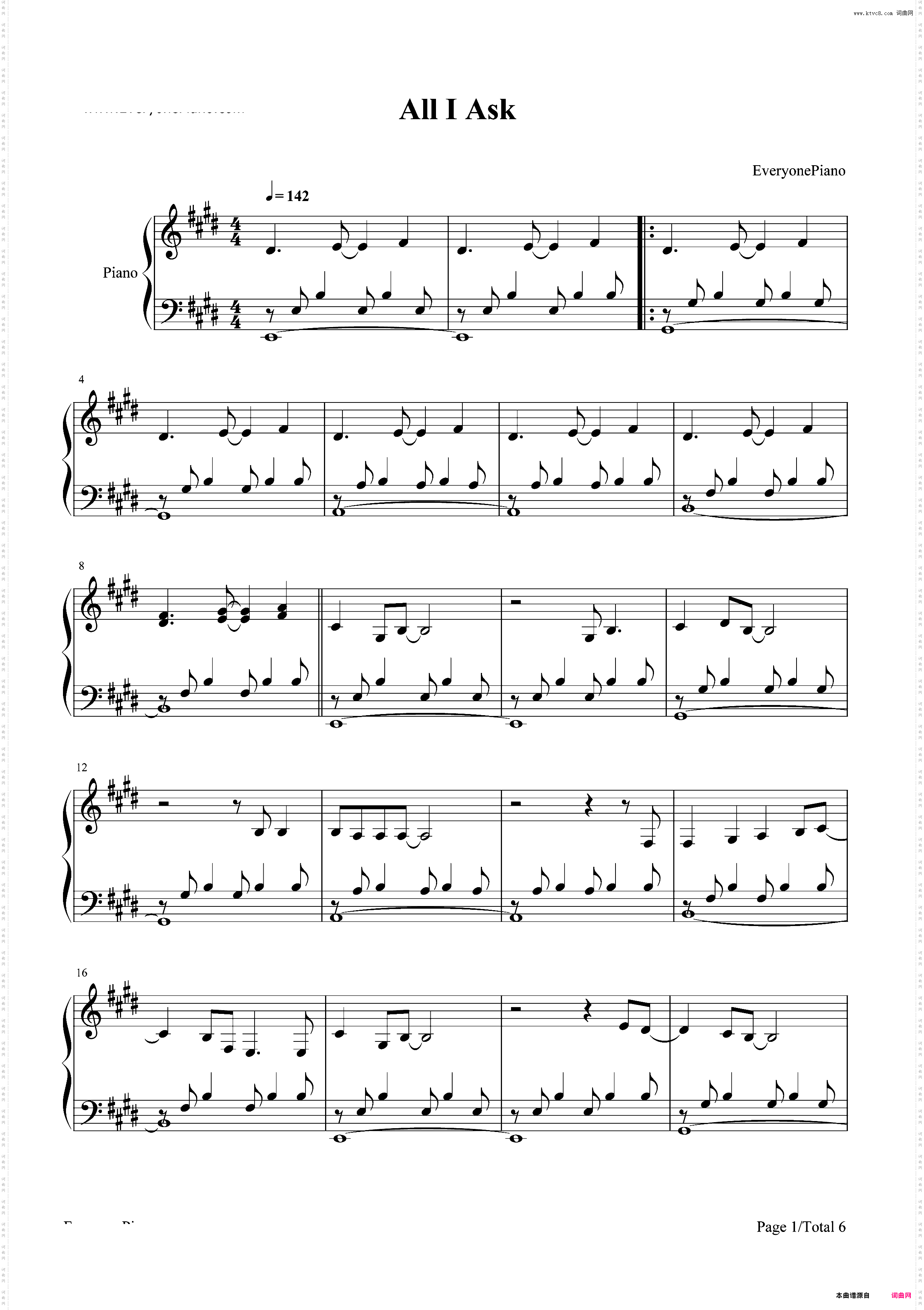 All I Ask-Adele