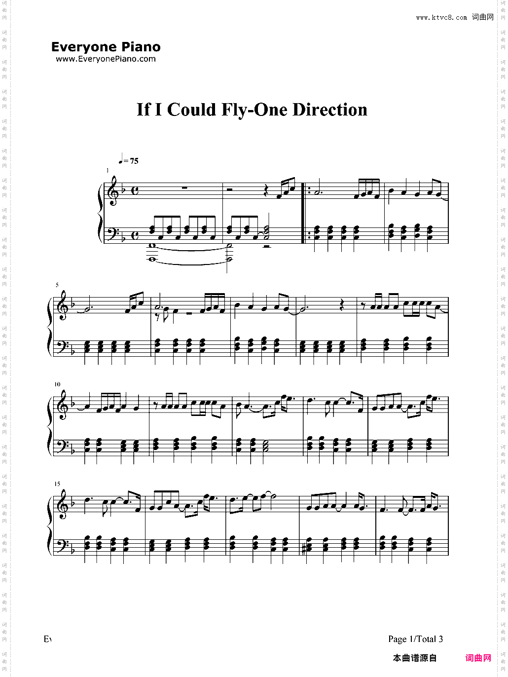 If I Could Fly-One Direction