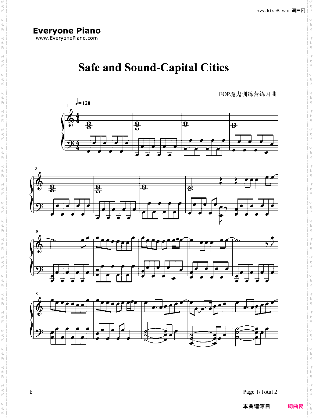 Safe and Sound-Capital Cities