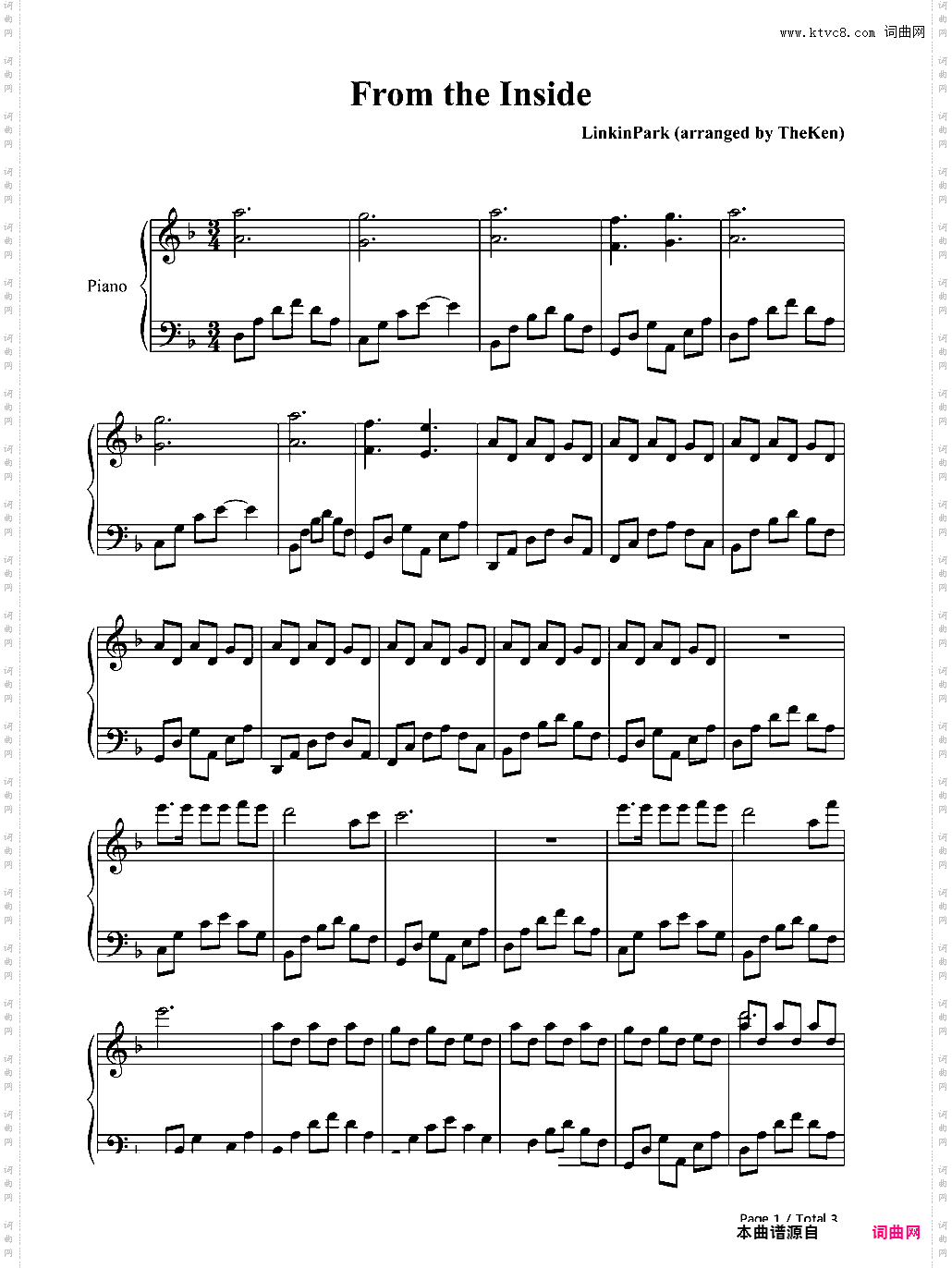 From the Inside-Linkin Park