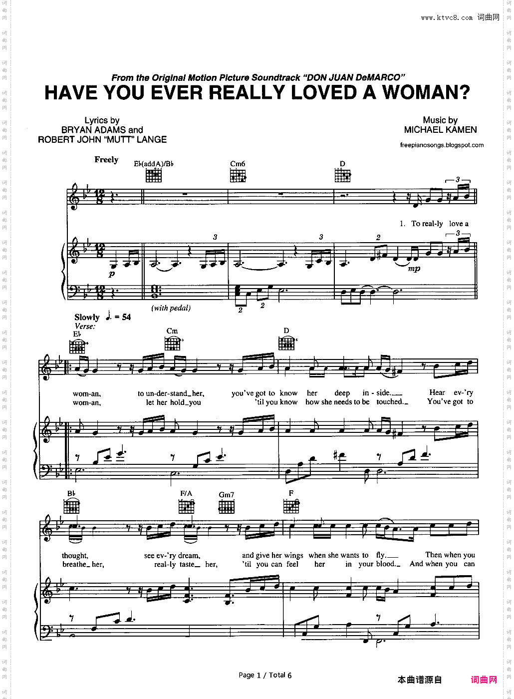 Have You Ever Really Loved a Woman-Bryan Adams