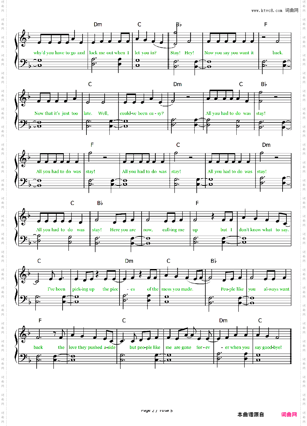 All You Had to Do Was Stay-Taylor Swift