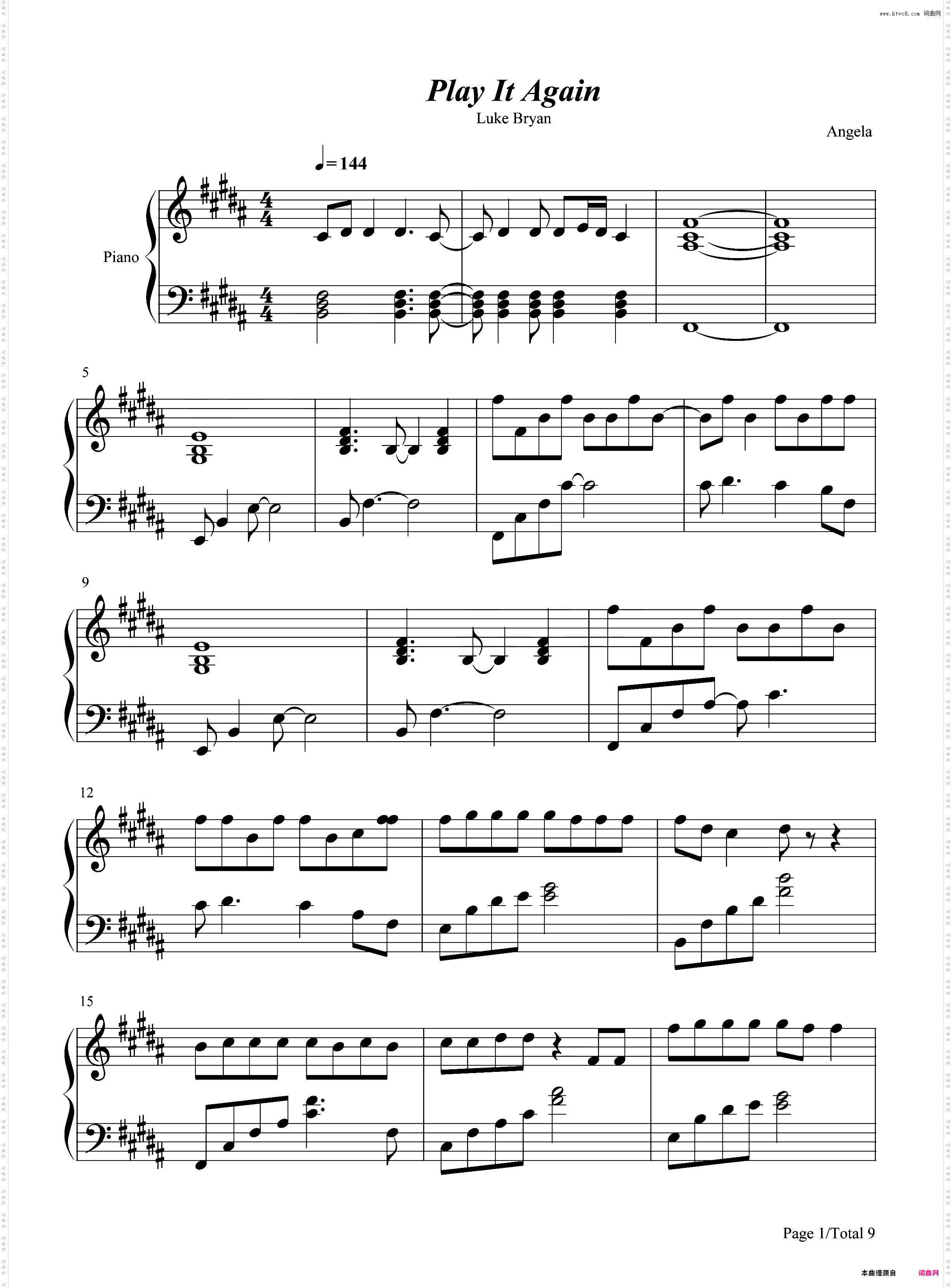 Play It Again-Luke Bryan