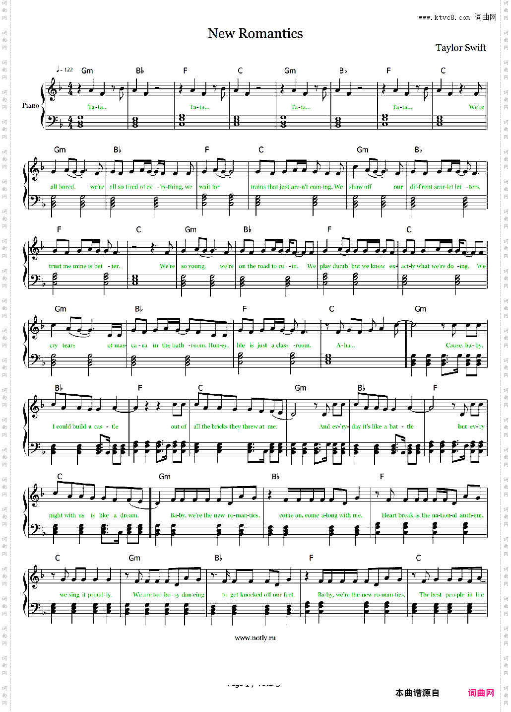 New Romantics-Taylor Swift