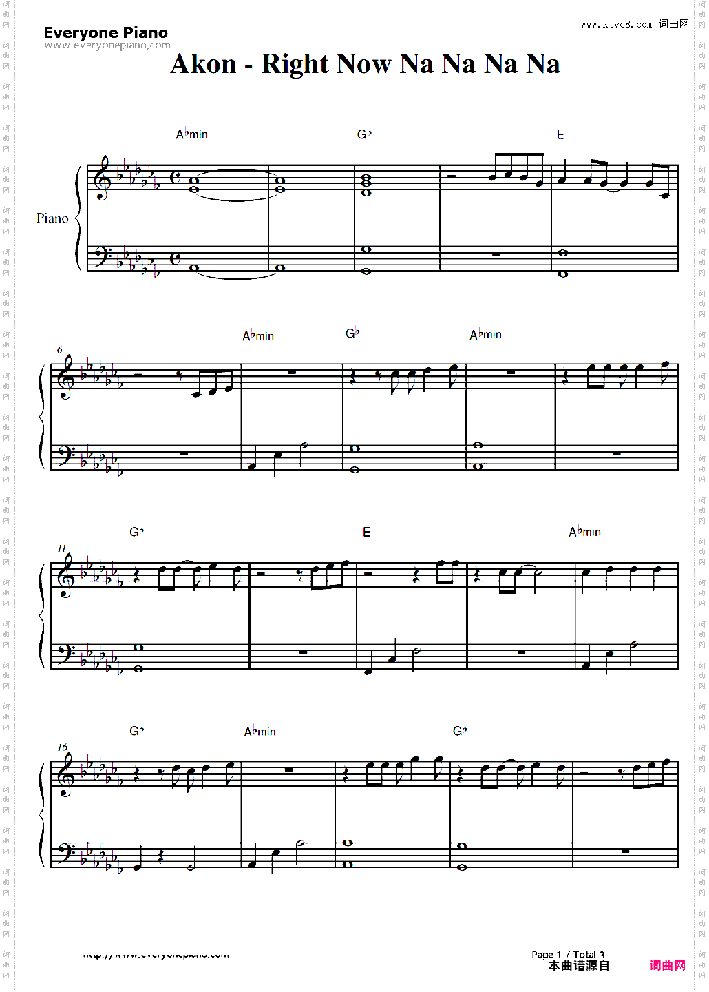 Right Now Na Na Na-Akon