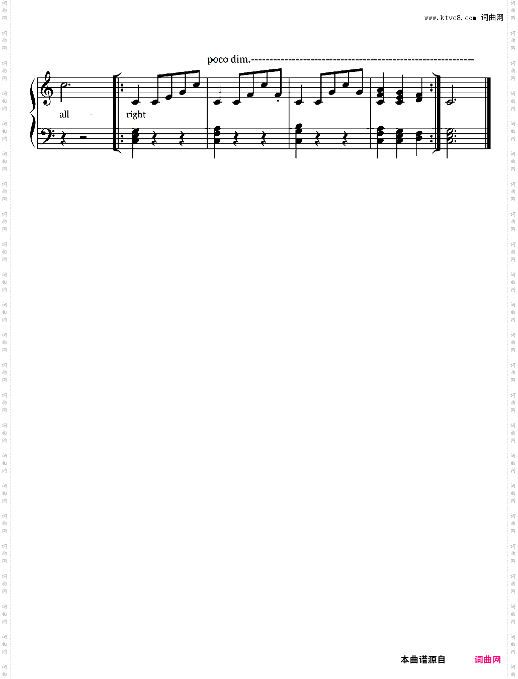 Piano Man-简单版-Billy Joel