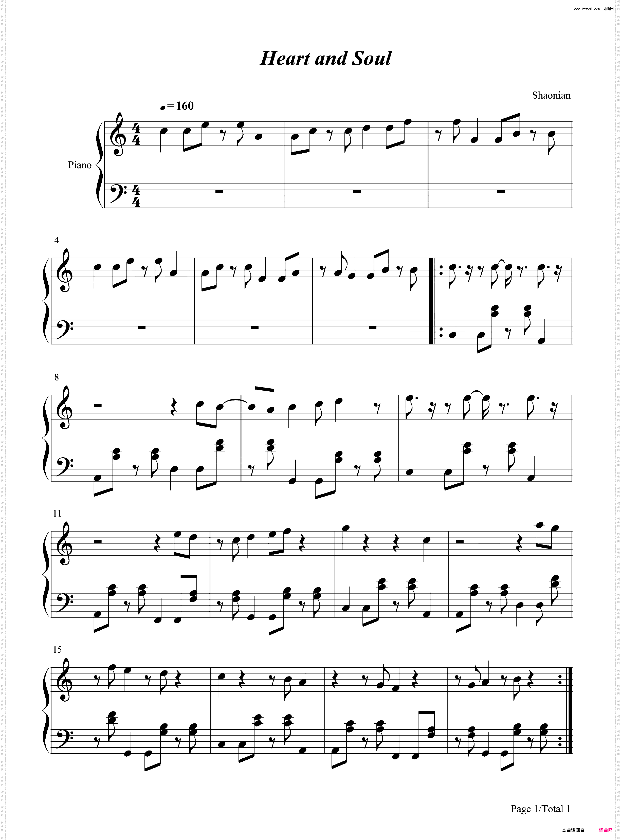 Heart and Soul-iPad Mini***插曲