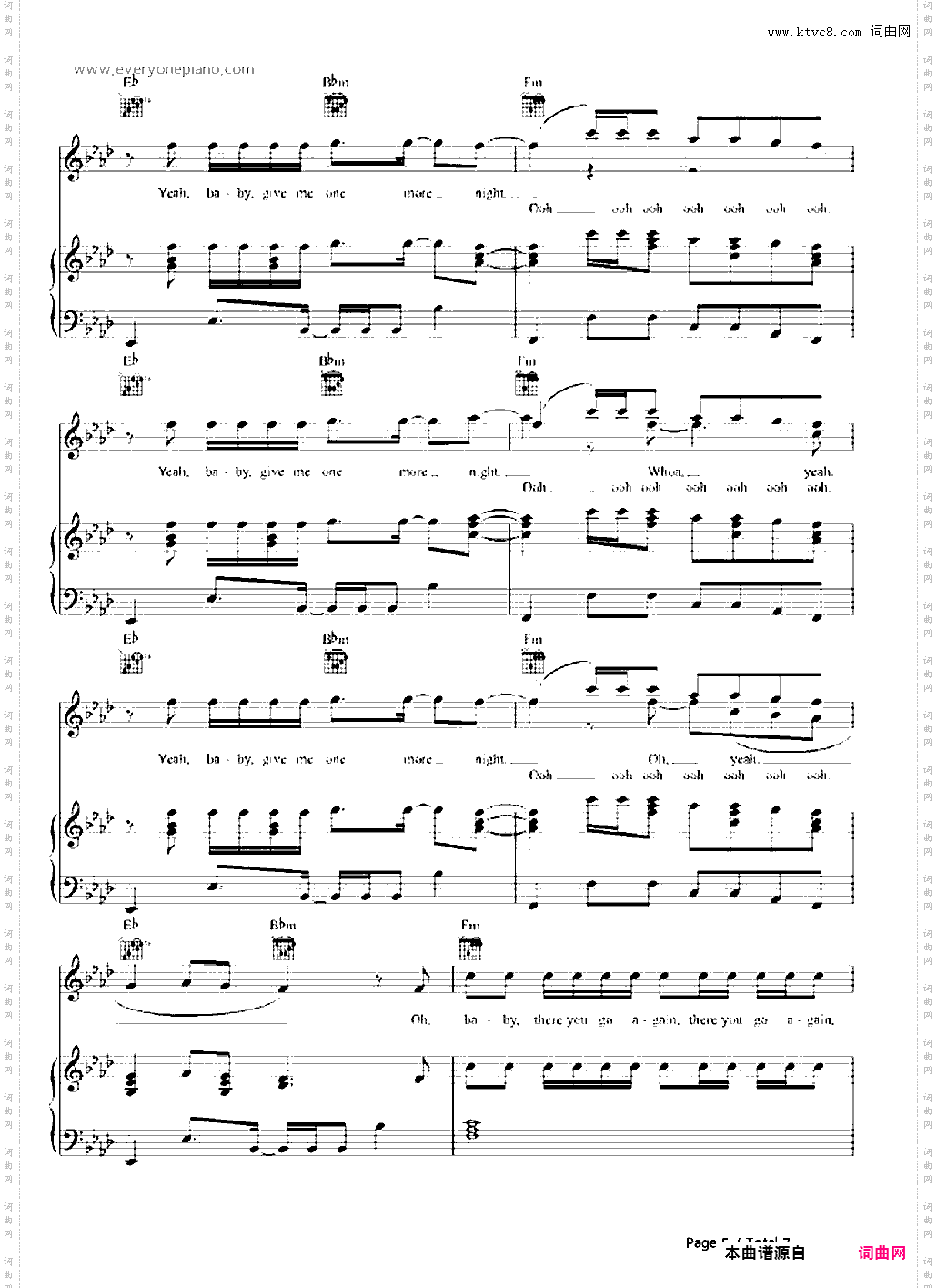One More Night-Maroon 5