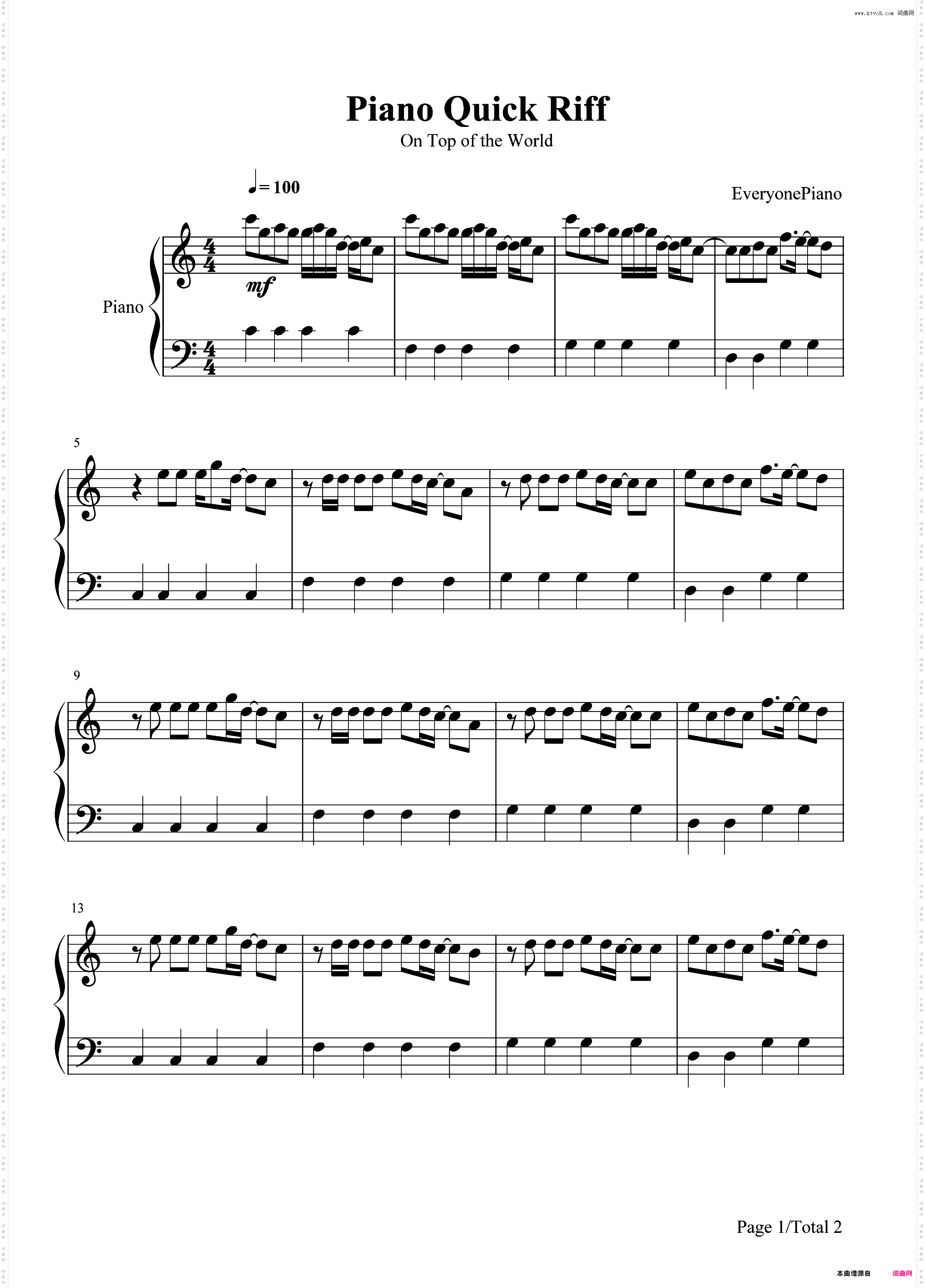 On Top of the World-Imagine Dragons