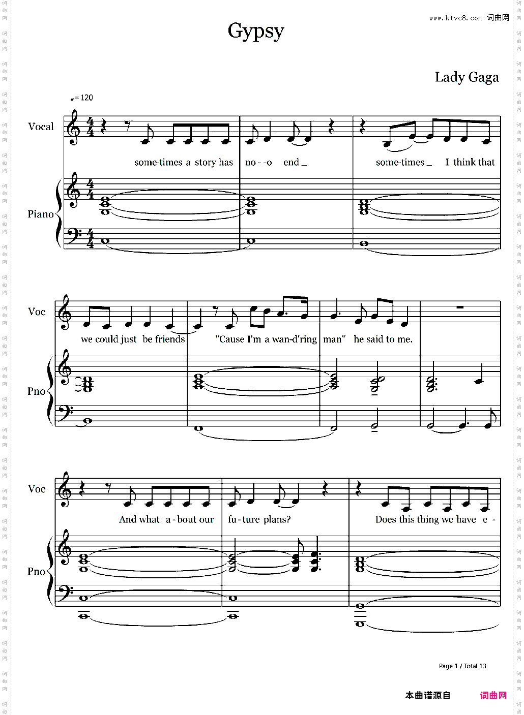 Gypsy-Lady Gaga