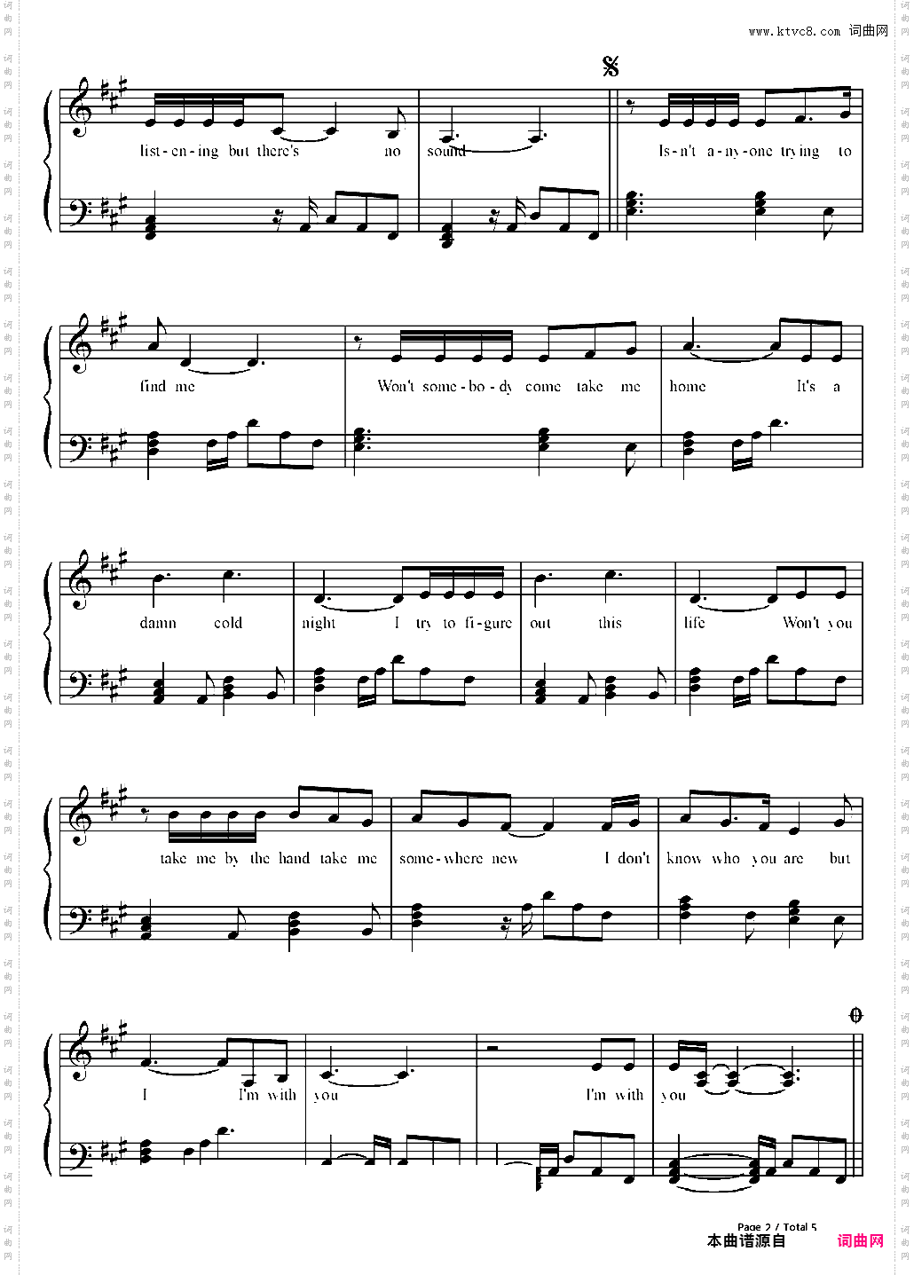 I'm with You-Avril Lavigne