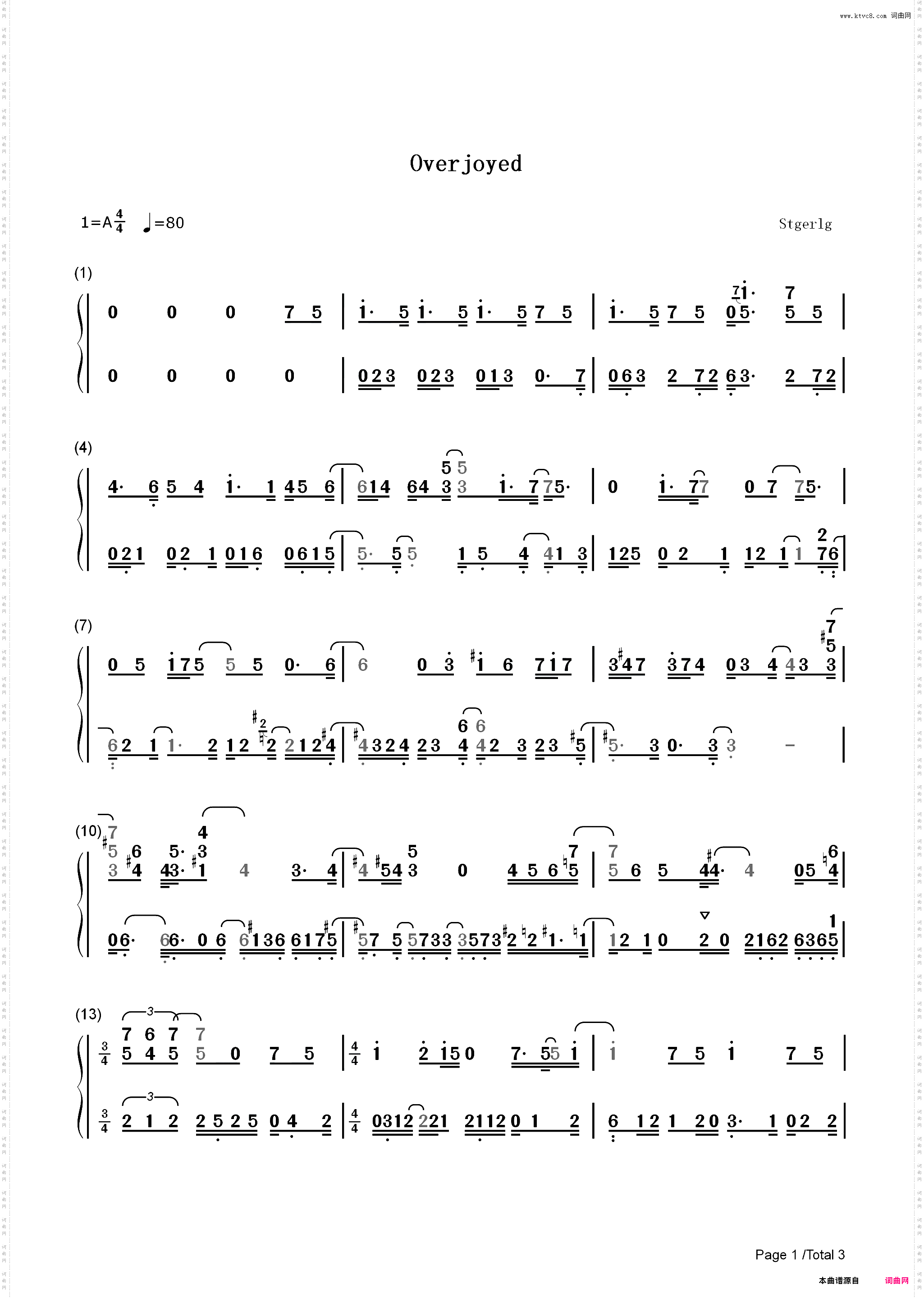 Overjoyed-Stevie Wonder