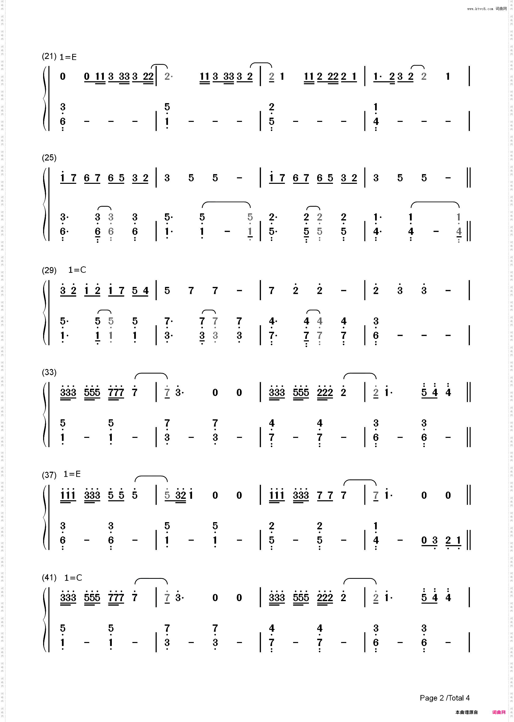 Didnt I-OneRepublic_简谱版