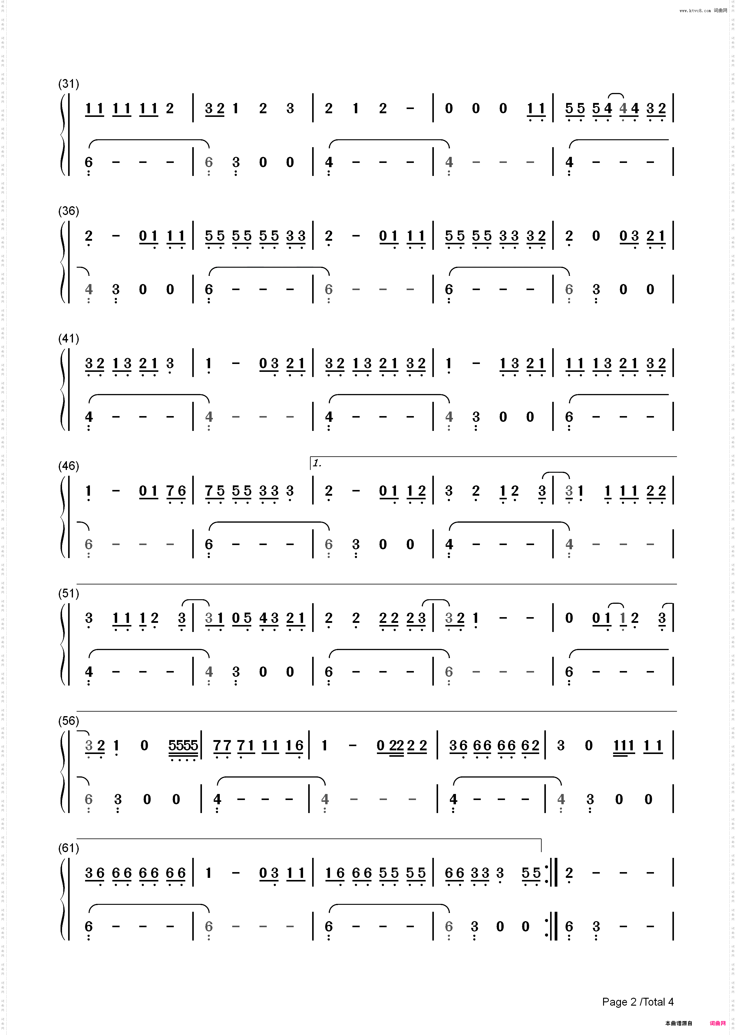 High Fashion-Roddy Ricch ft Mustard_简谱版