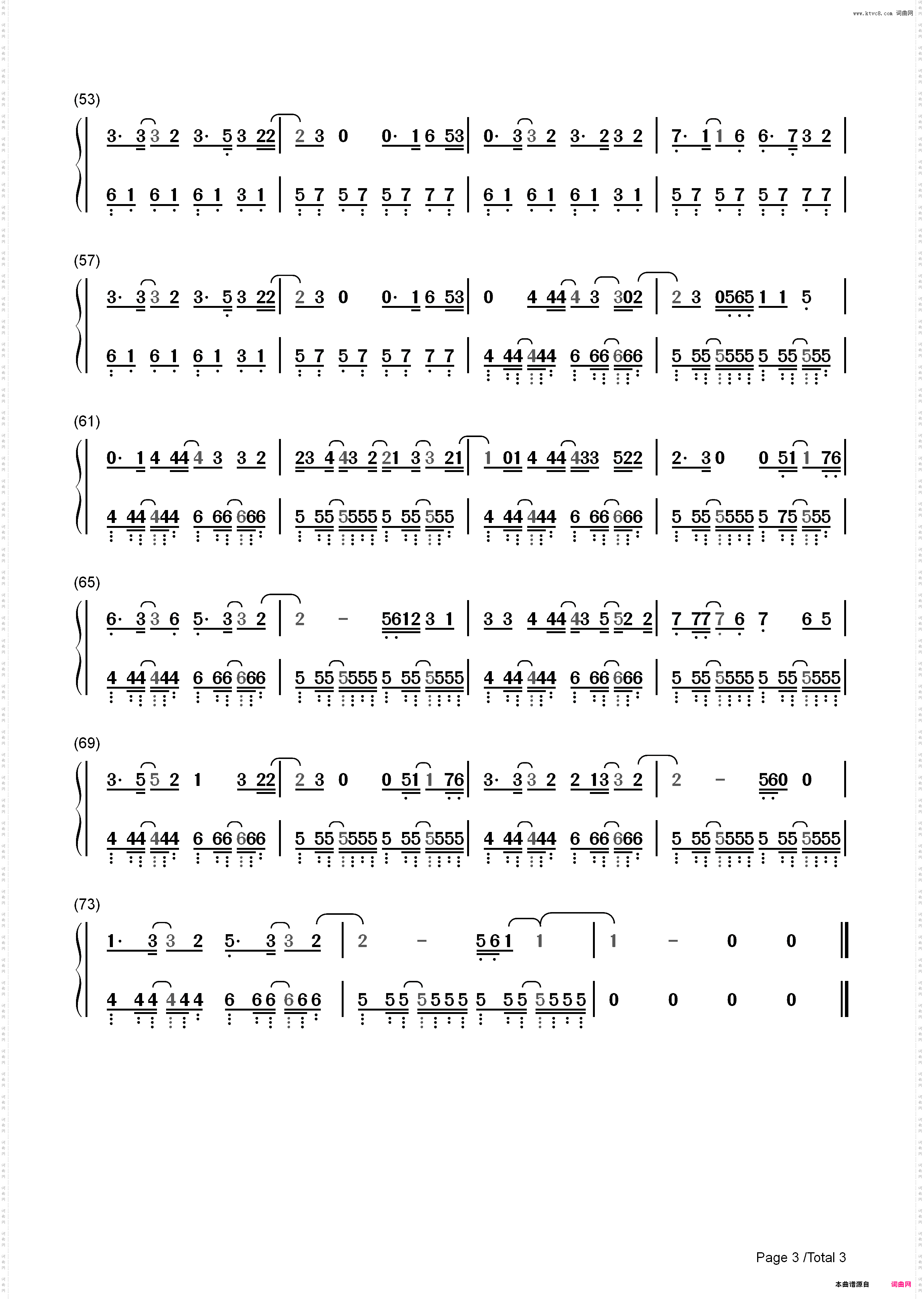 Break Up Song-Little Mix_简谱版