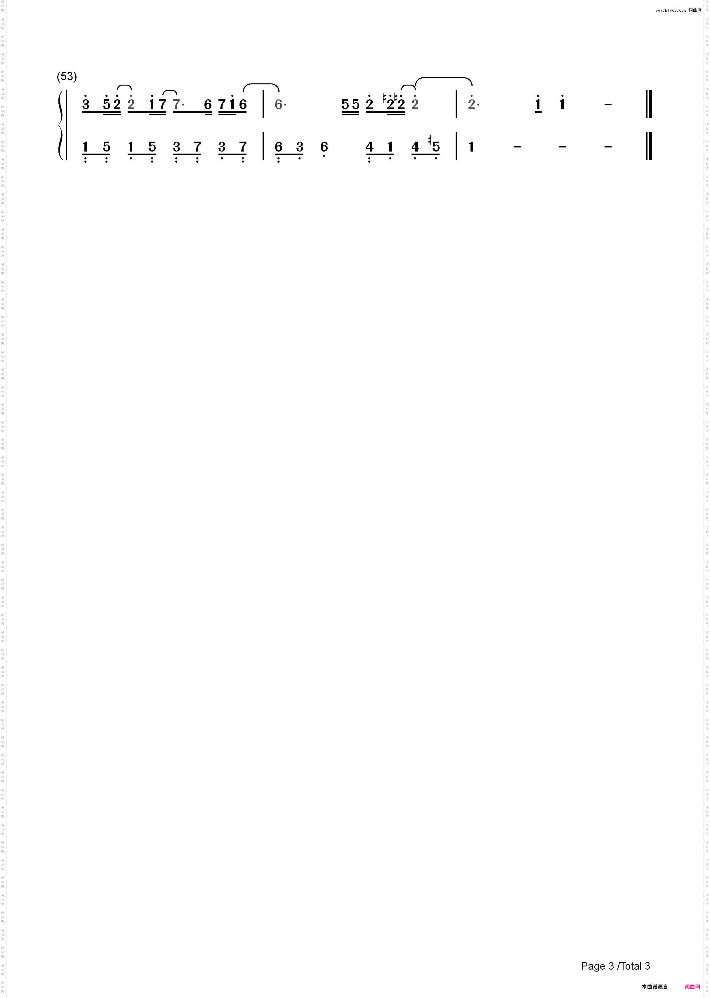 I Just Wanna Stay With You_简谱版