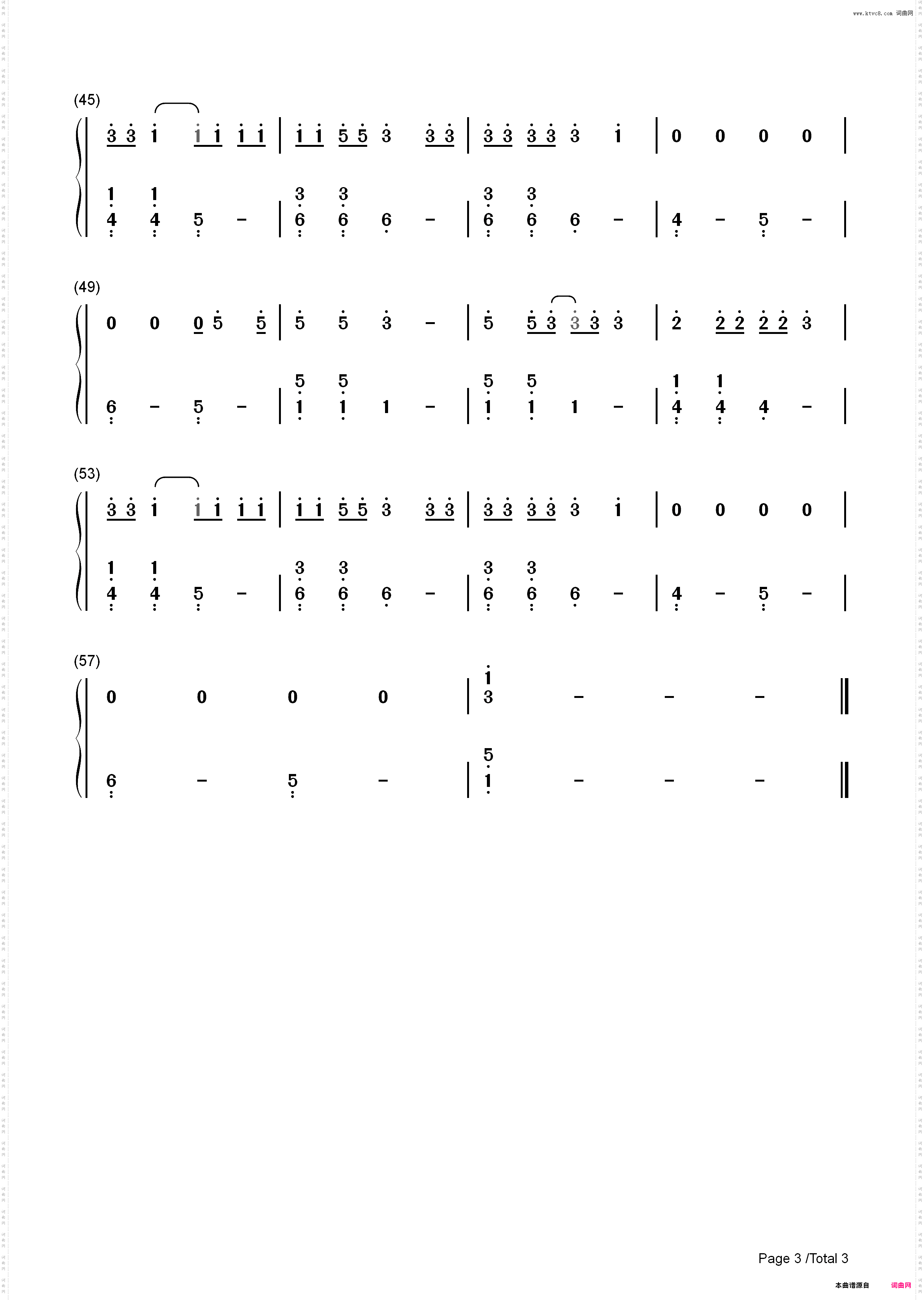 Chocolate-The 1975_简谱版