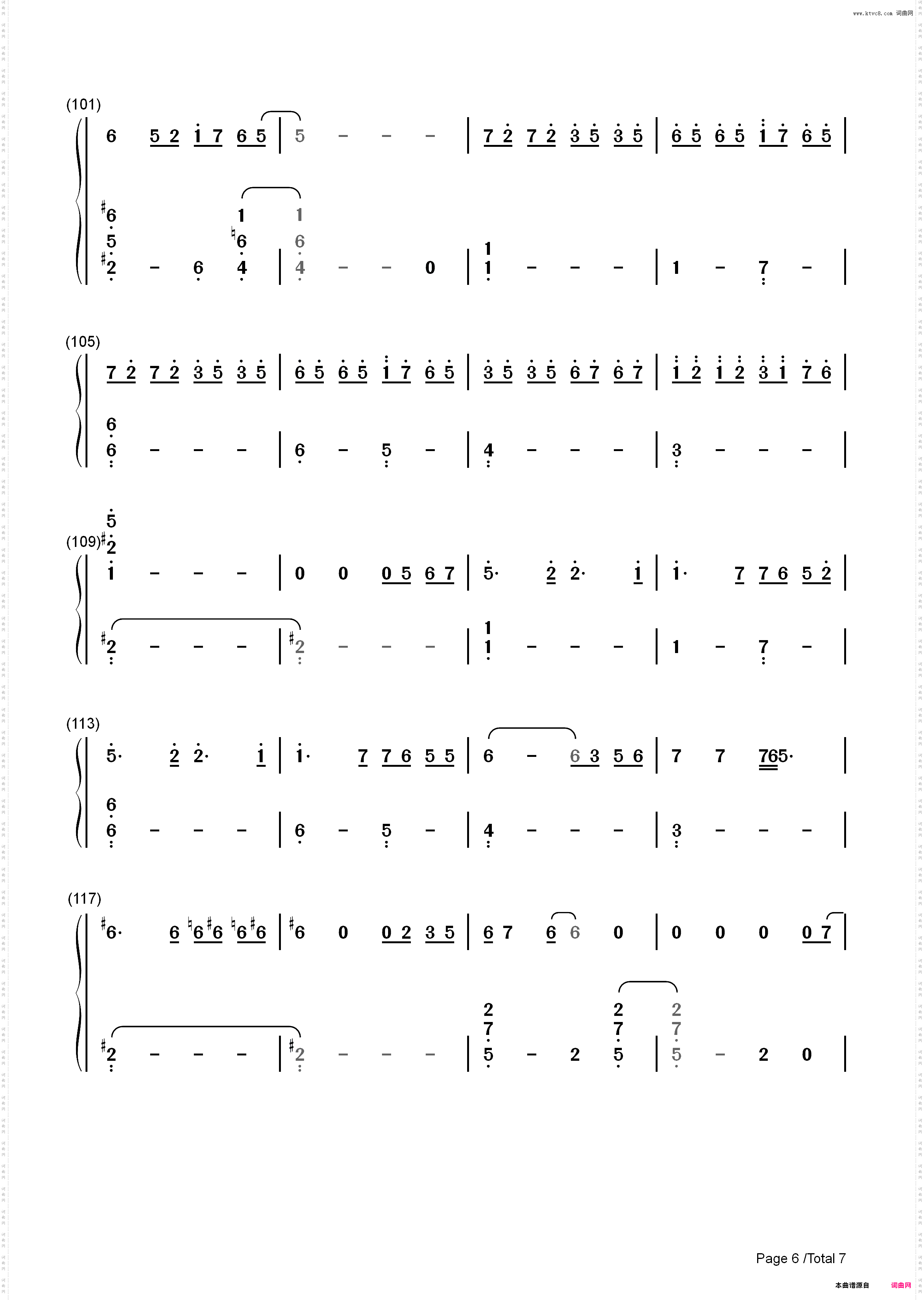 Honeymoon Avenue-Ariana Grande_简谱版