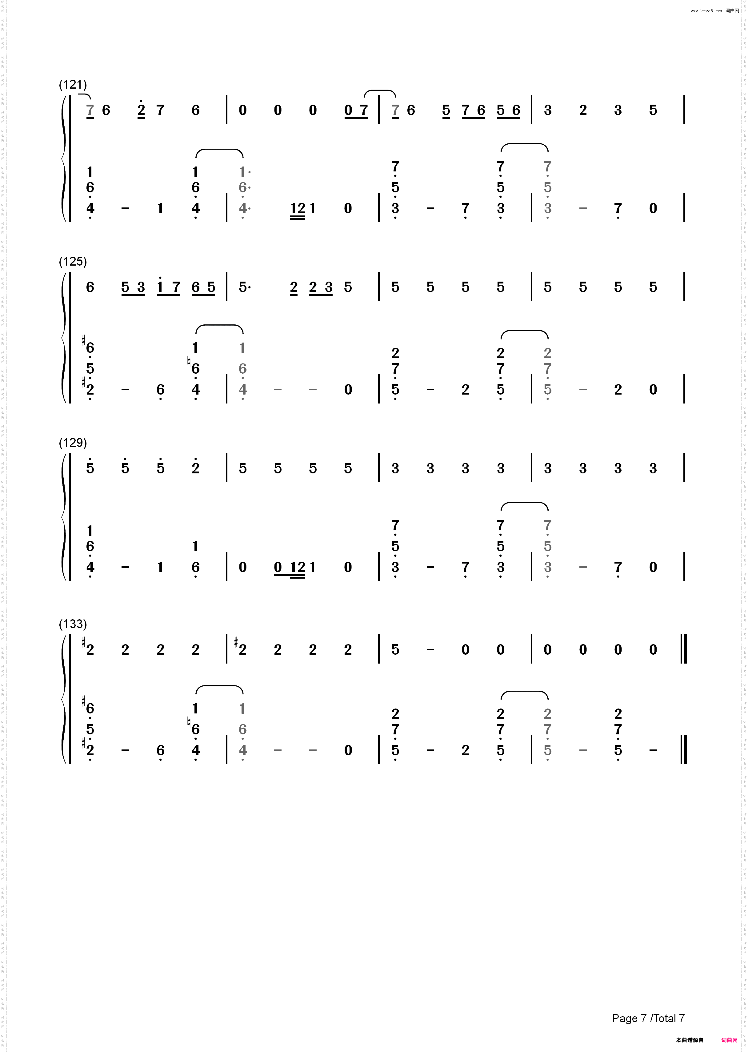 Honeymoon Avenue-Ariana Grande_简谱版
