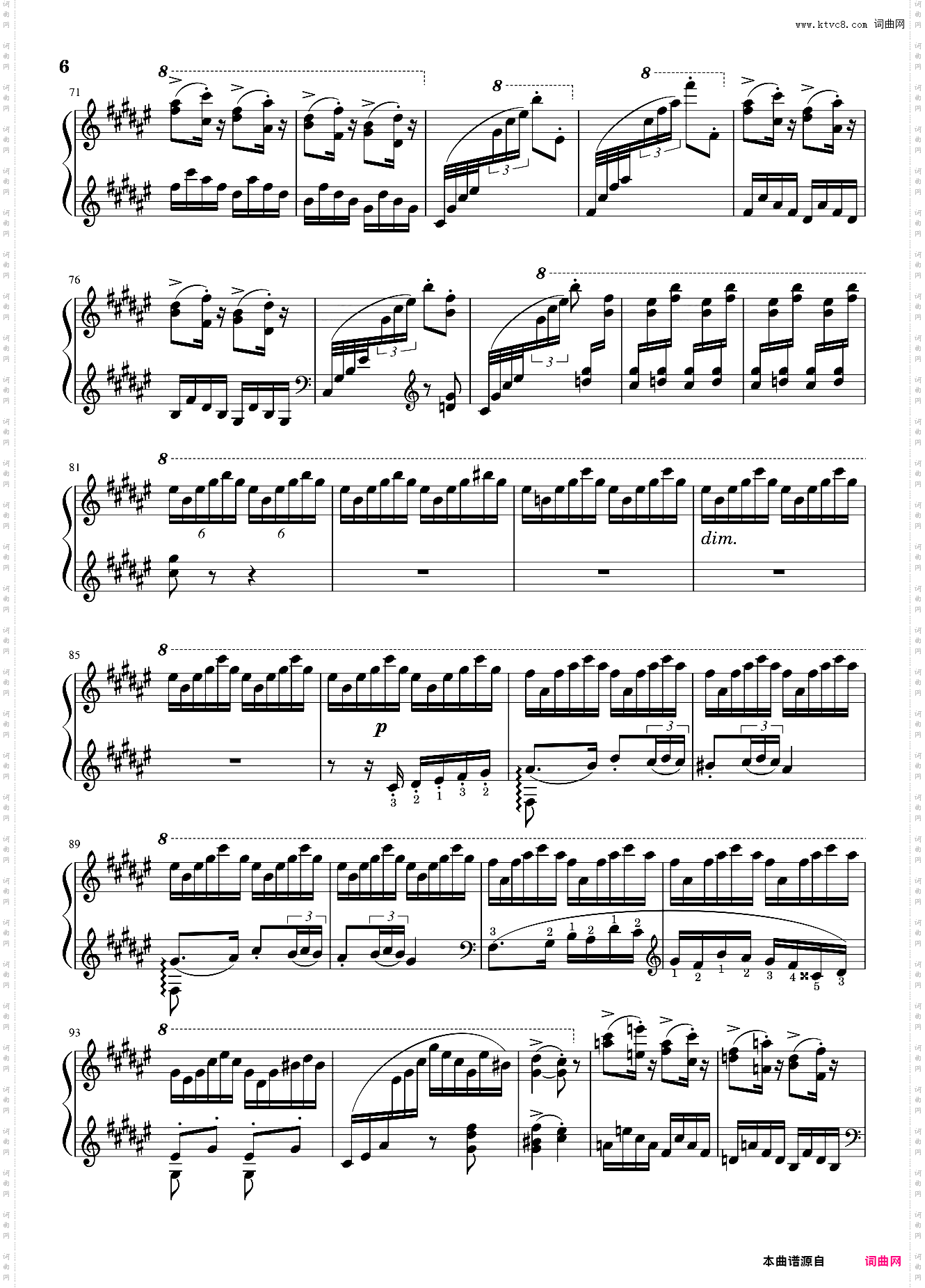 Hungarian Rhapsody No· 8
