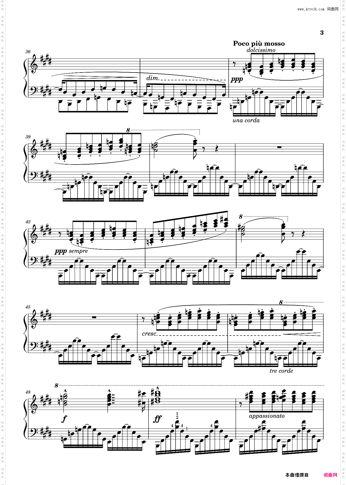 Transcendental étude No· 11 Harmonies du soir