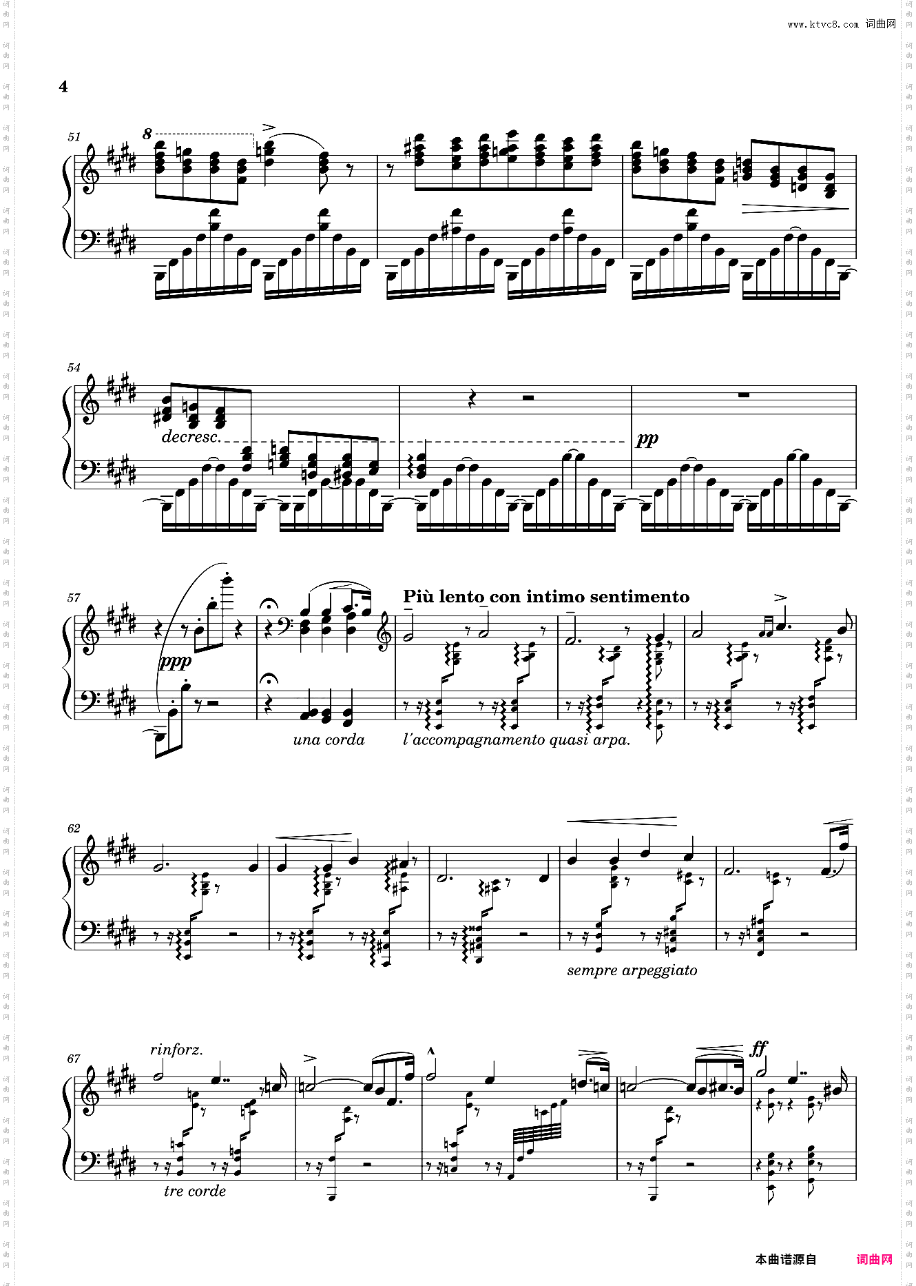 Transcendental étude No· 11 Harmonies du soir