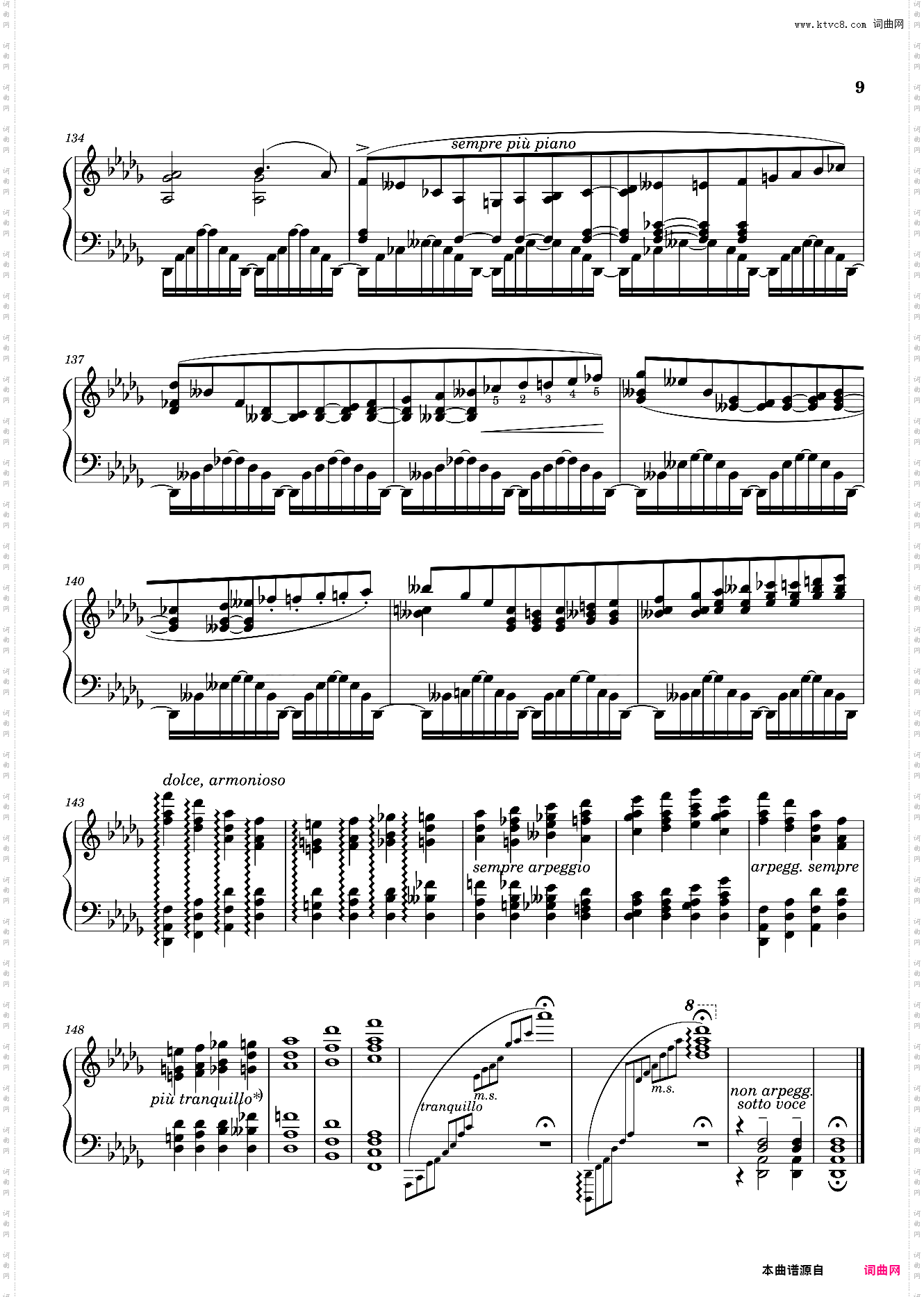 Transcendental étude No· 11 Harmonies du soir