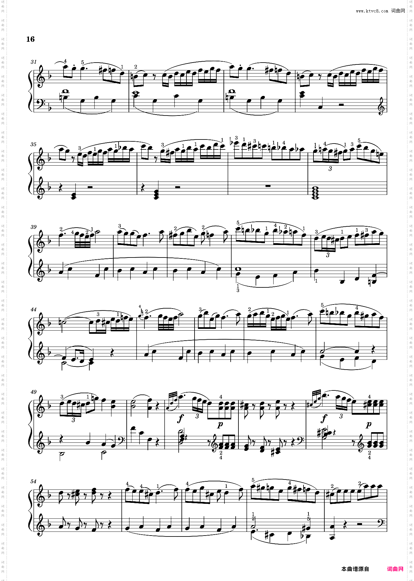 莫扎特第十五钢琴奏鸣曲 Sonata No· 15, 3rd Movement K· 533