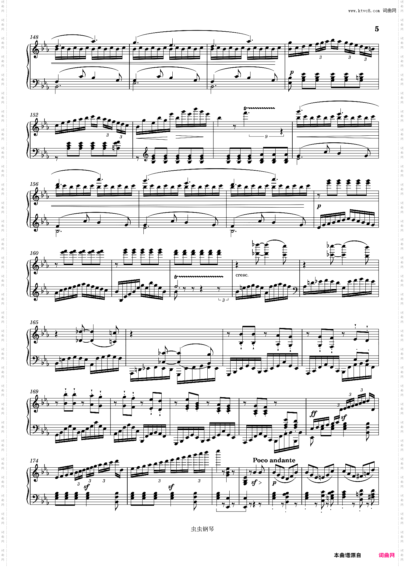 第二十六告别奏鸣曲 第三乐章/Op·81 贝多芬