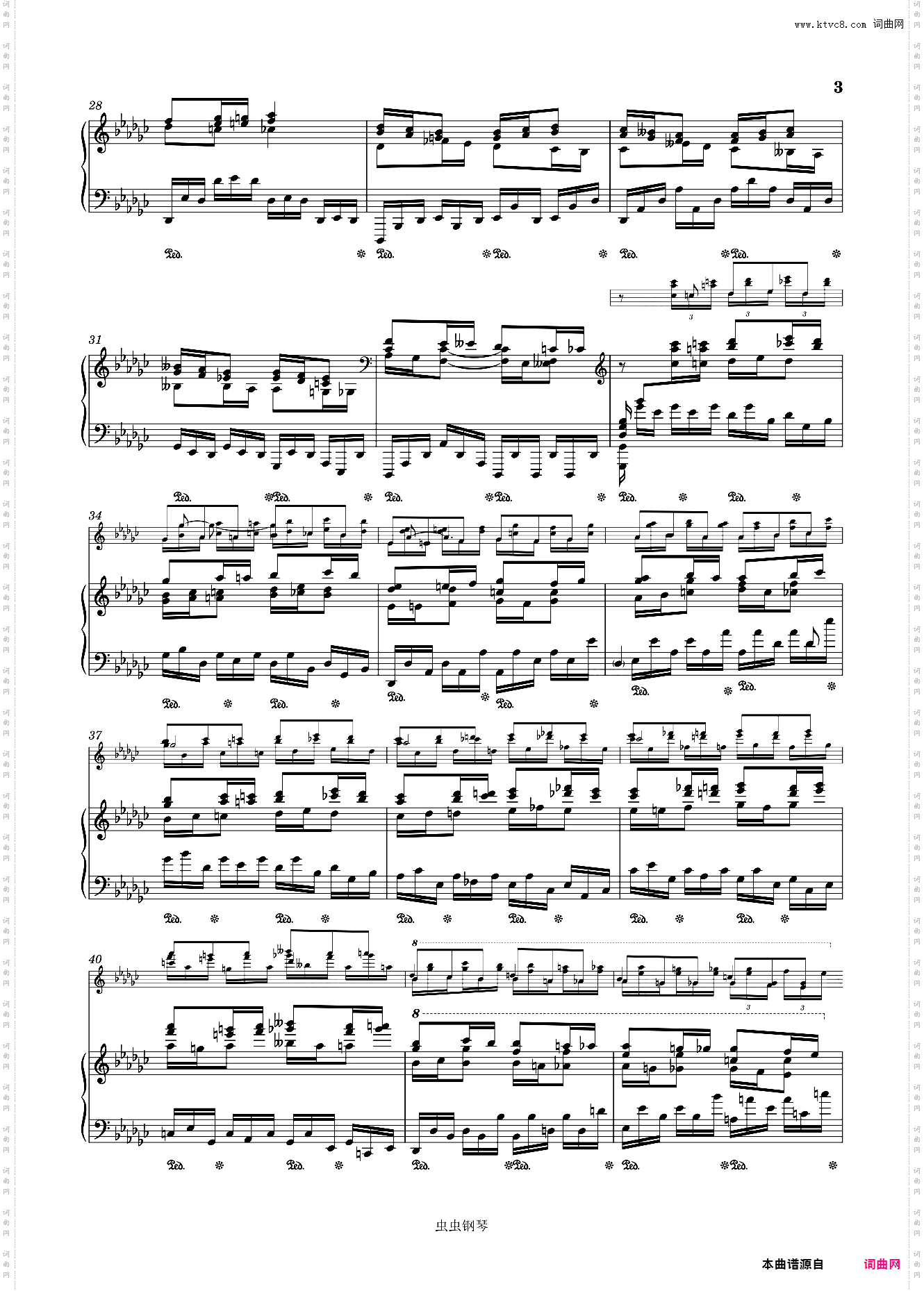 Godowsky - Study in G-flat major after Chopin's op·10 no·5 and op·25 no·9