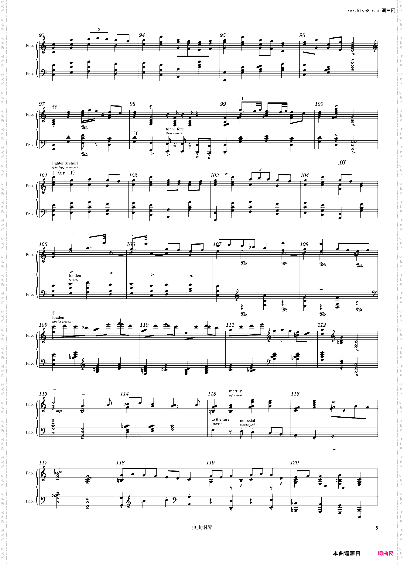 Grainger: Mock Morris for Piano, Concert Version