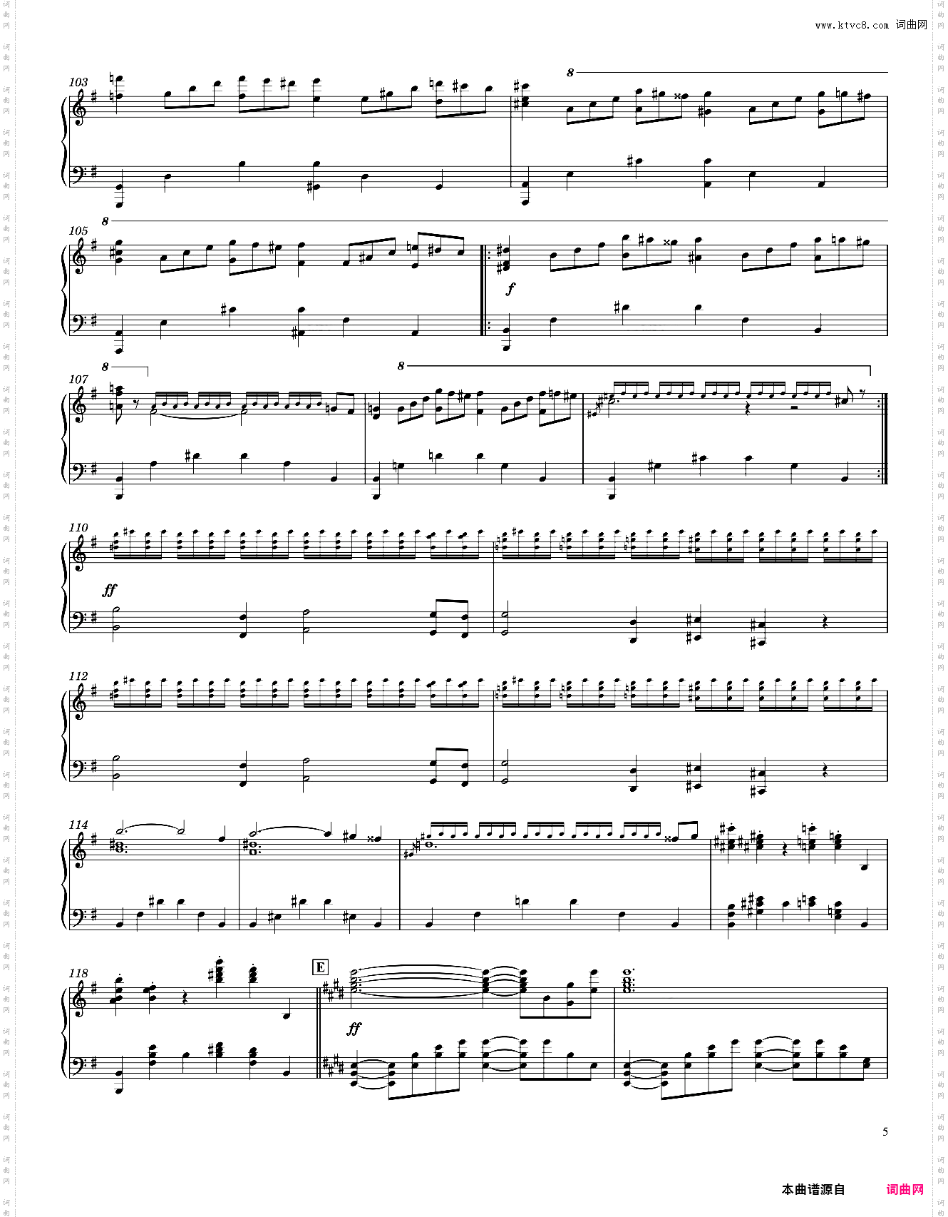 Rimsky-Korsakov Scheherazade - Part I Piano solo