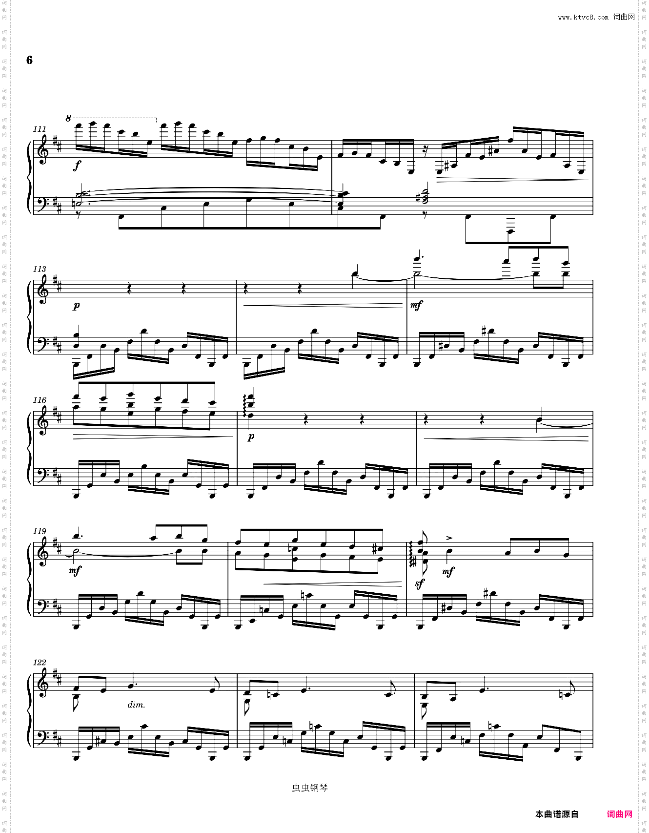 Lyapunov Rêverie du soir, Op·3