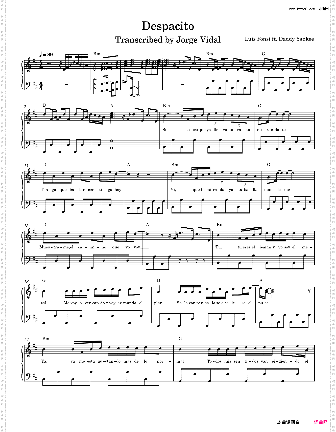 Despacito-Luis Fonsi / Daddy Yankee