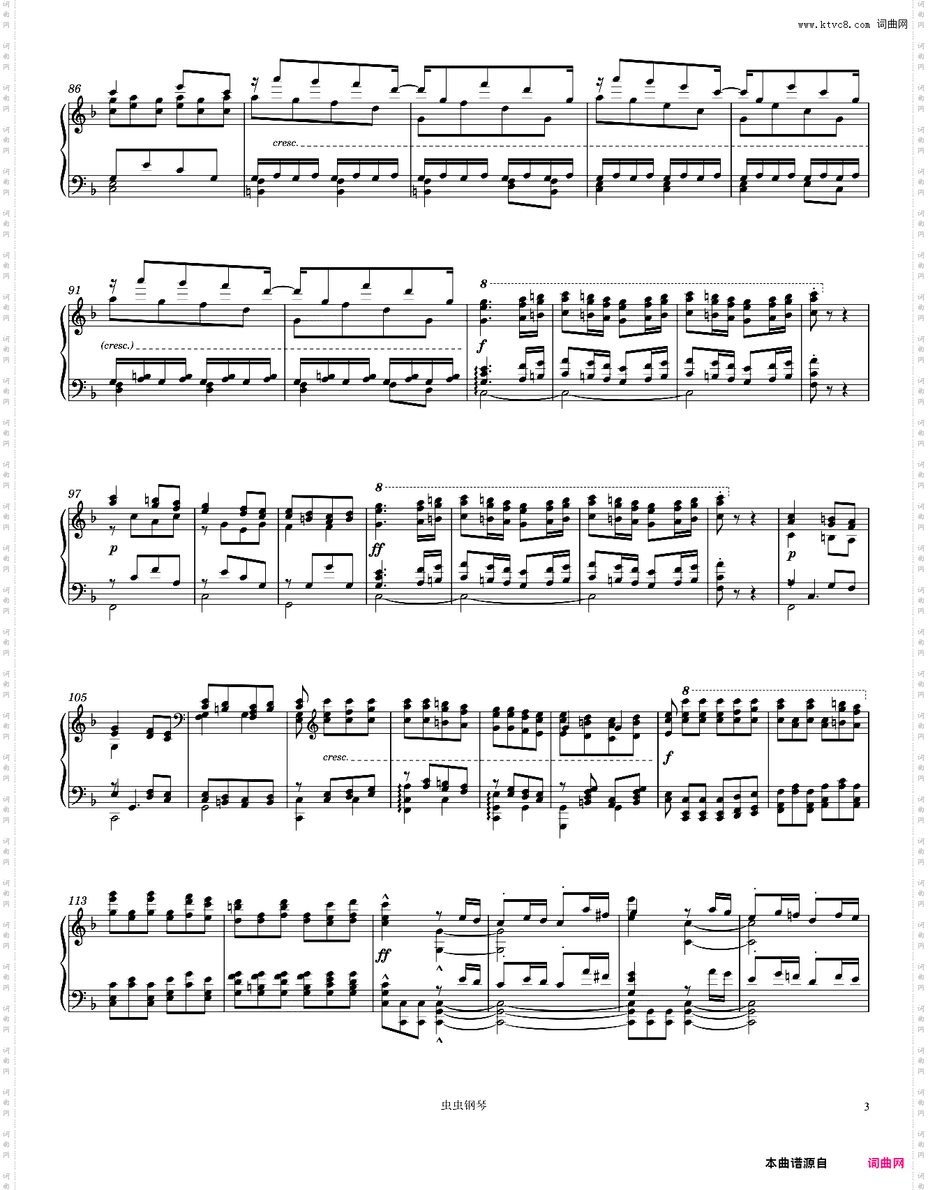 Beethoven Symphony No· 6 Pastoral 1st movement Piano solo