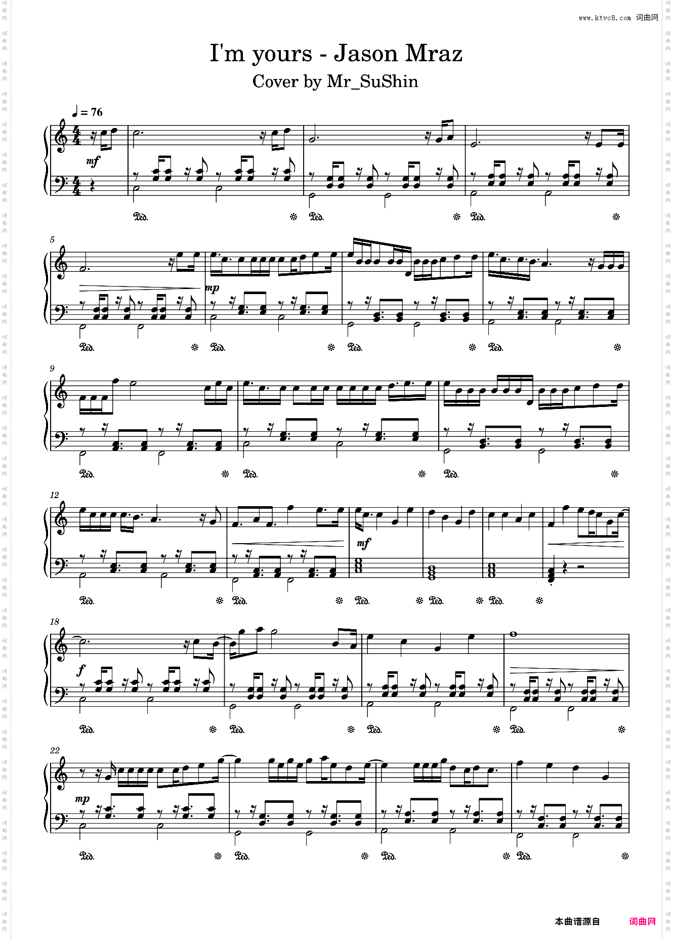 I'm Yours-Jason Mraz