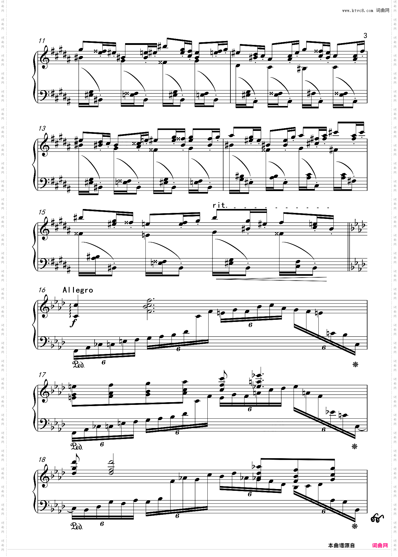 Fantasia in g sharp minor Op·10 No·10