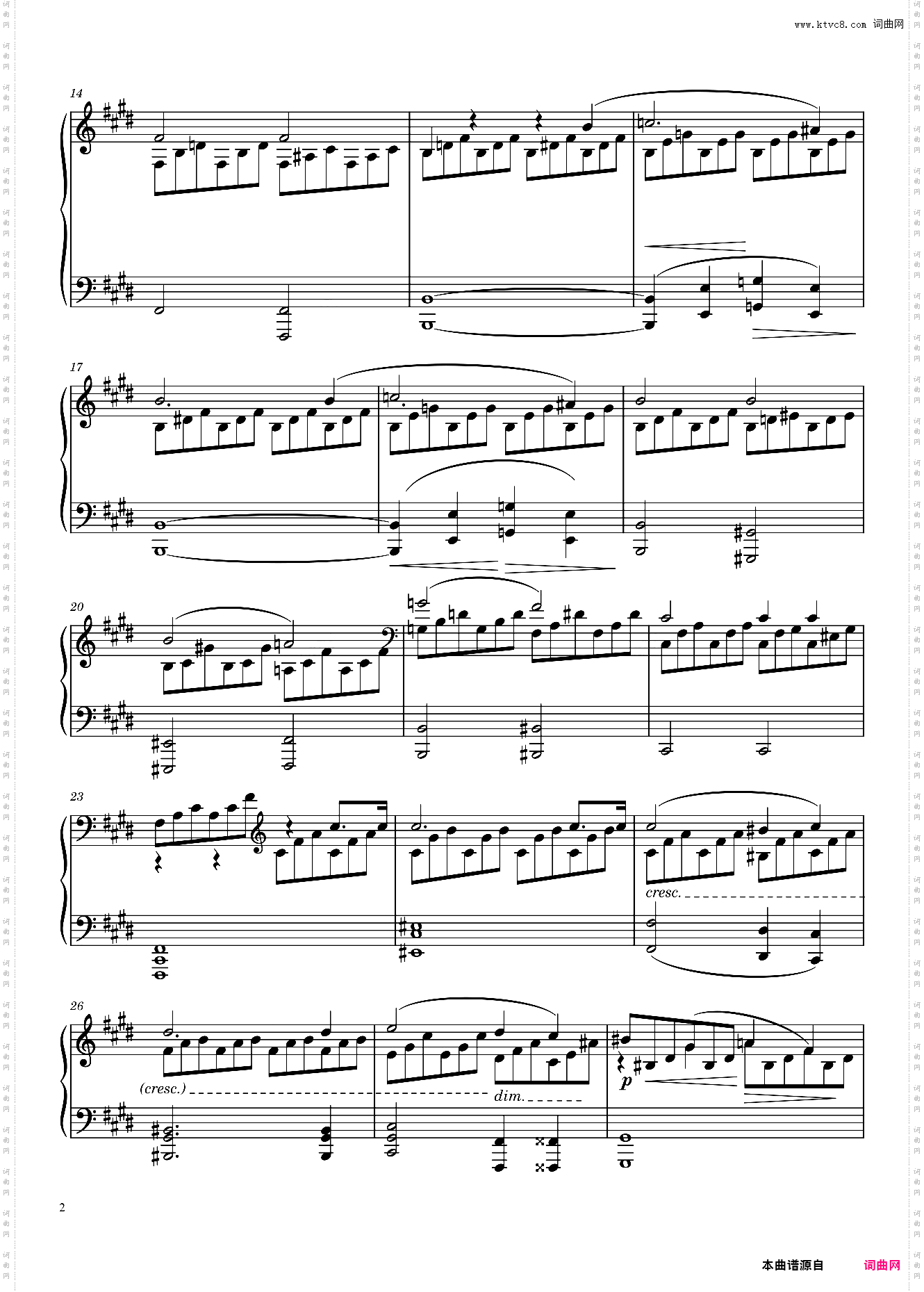 月光奏鸣曲 Beethoven - Mondscheinsonate - Moonlight Sonata Piano Sonata No· 14 1st movement