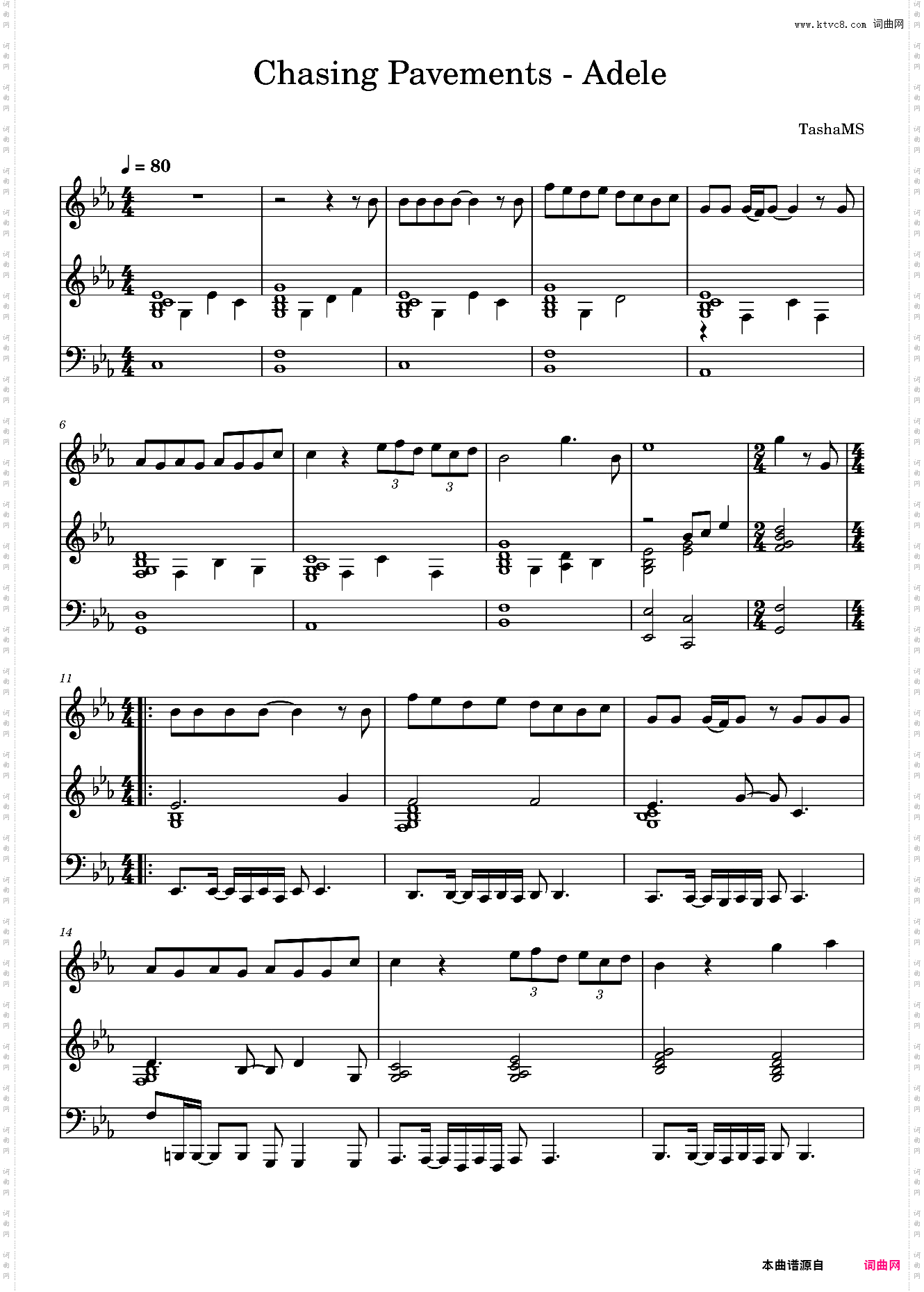 Chasing Pavements-阿黛尔Adele