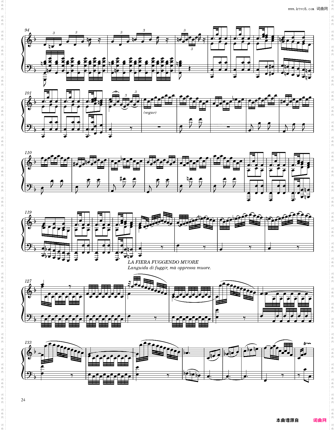 维瓦尔第-四季 春The Four Seasons Complete Piano Transcription
