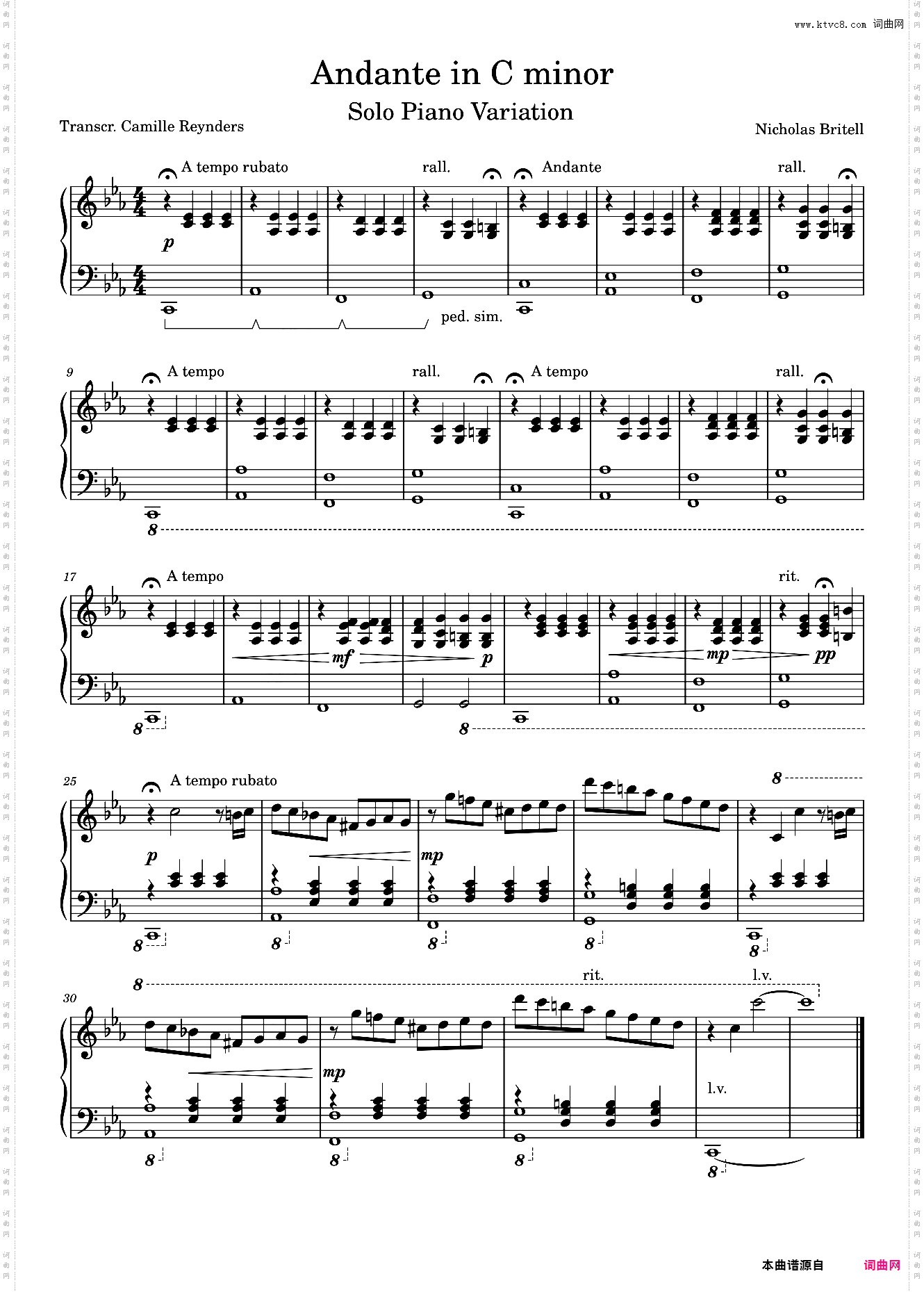 Andante in C Minor 继承之战 第一季