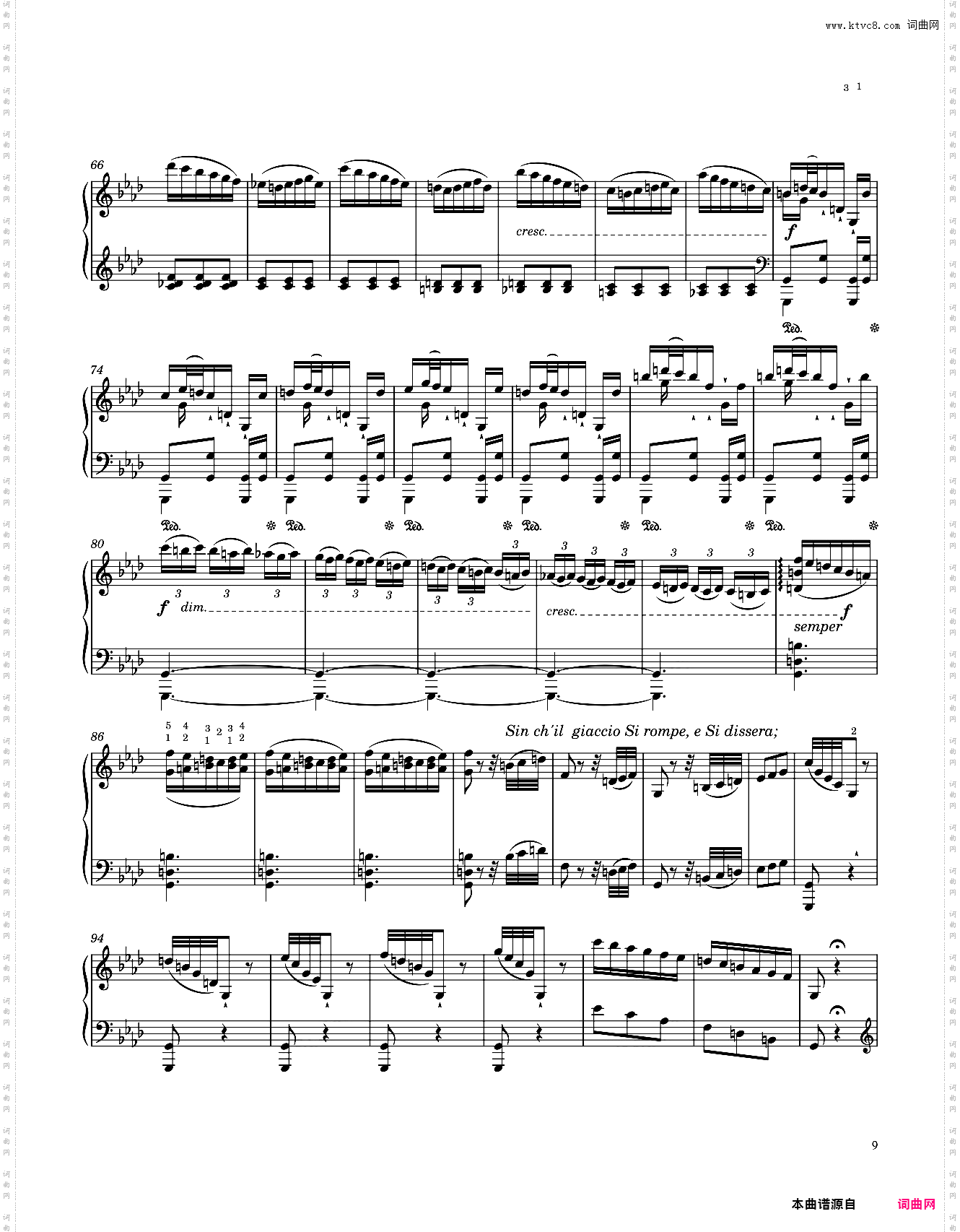 Vivaldi - Winter 维瓦尔第-四季 冬 钢琴独奏版