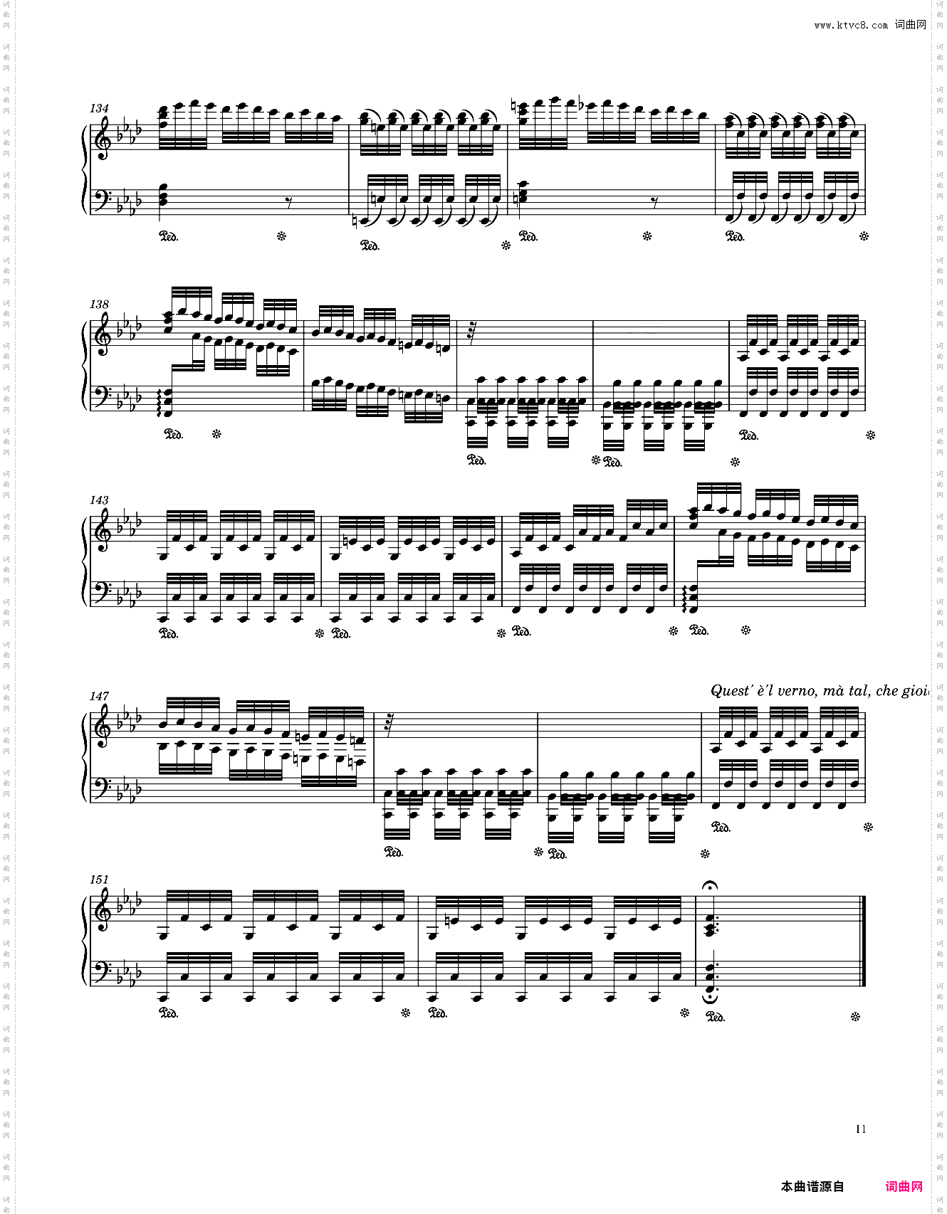 Vivaldi - Winter 维瓦尔第-四季 冬 钢琴独奏版