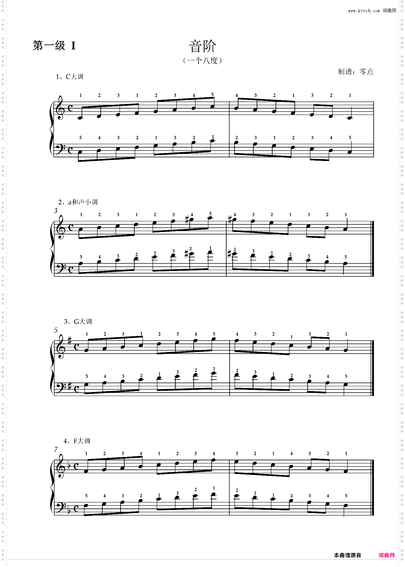 第一级 音阶