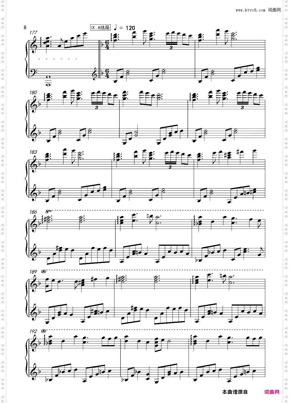 BLACK SOULS 钢琴串烧