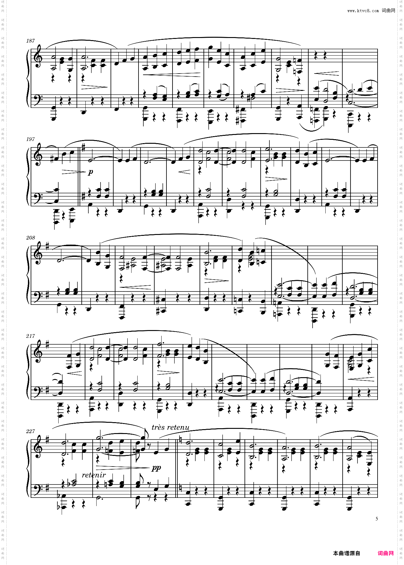 我需要你 Je Te Veux – Satie