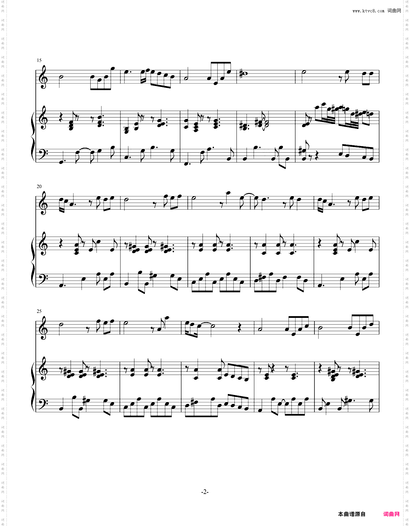 River-Charlie Puth-伴奏谱