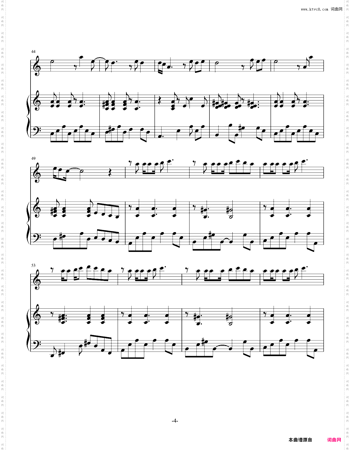 River-Charlie Puth-伴奏谱