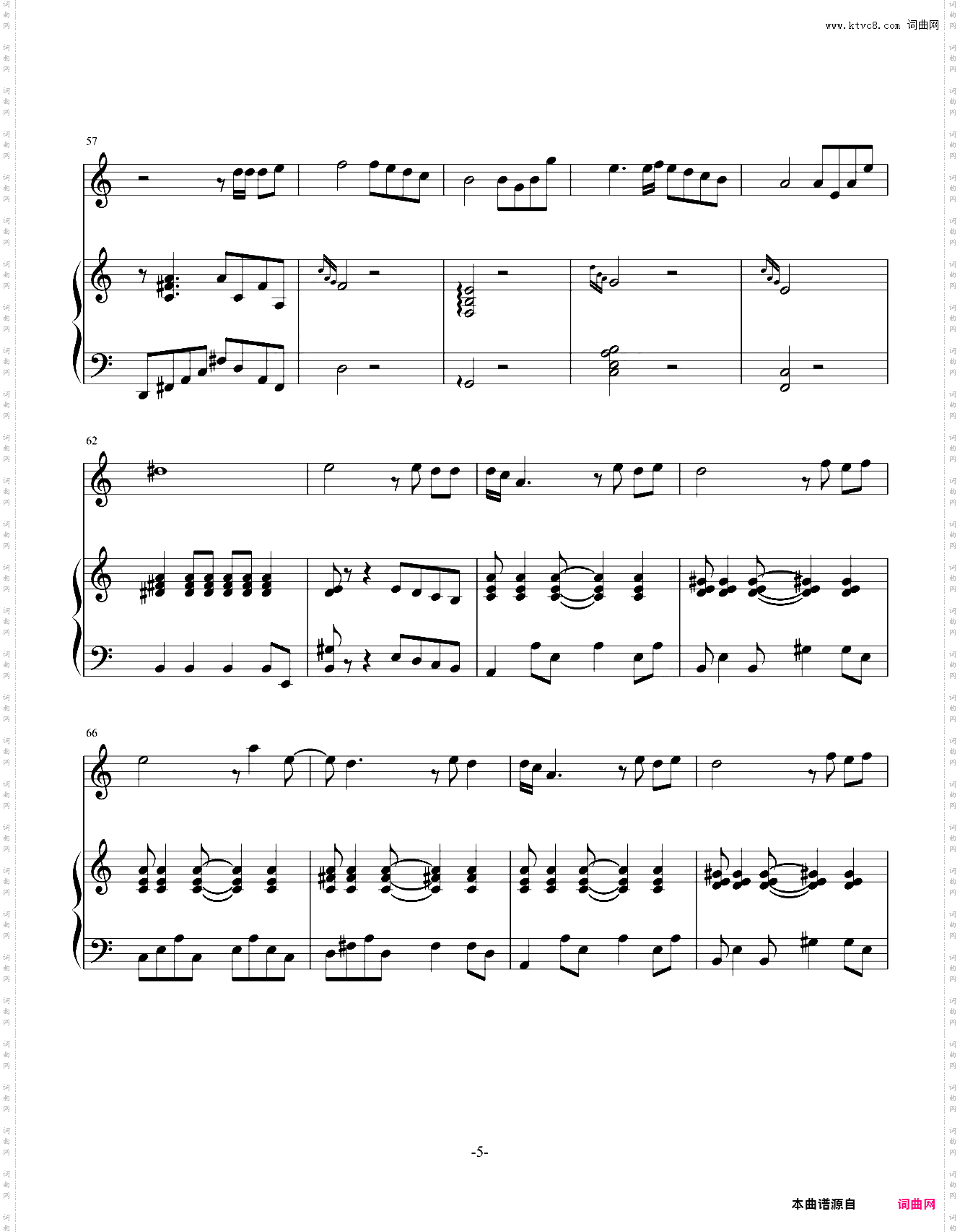 River-Charlie Puth-伴奏谱