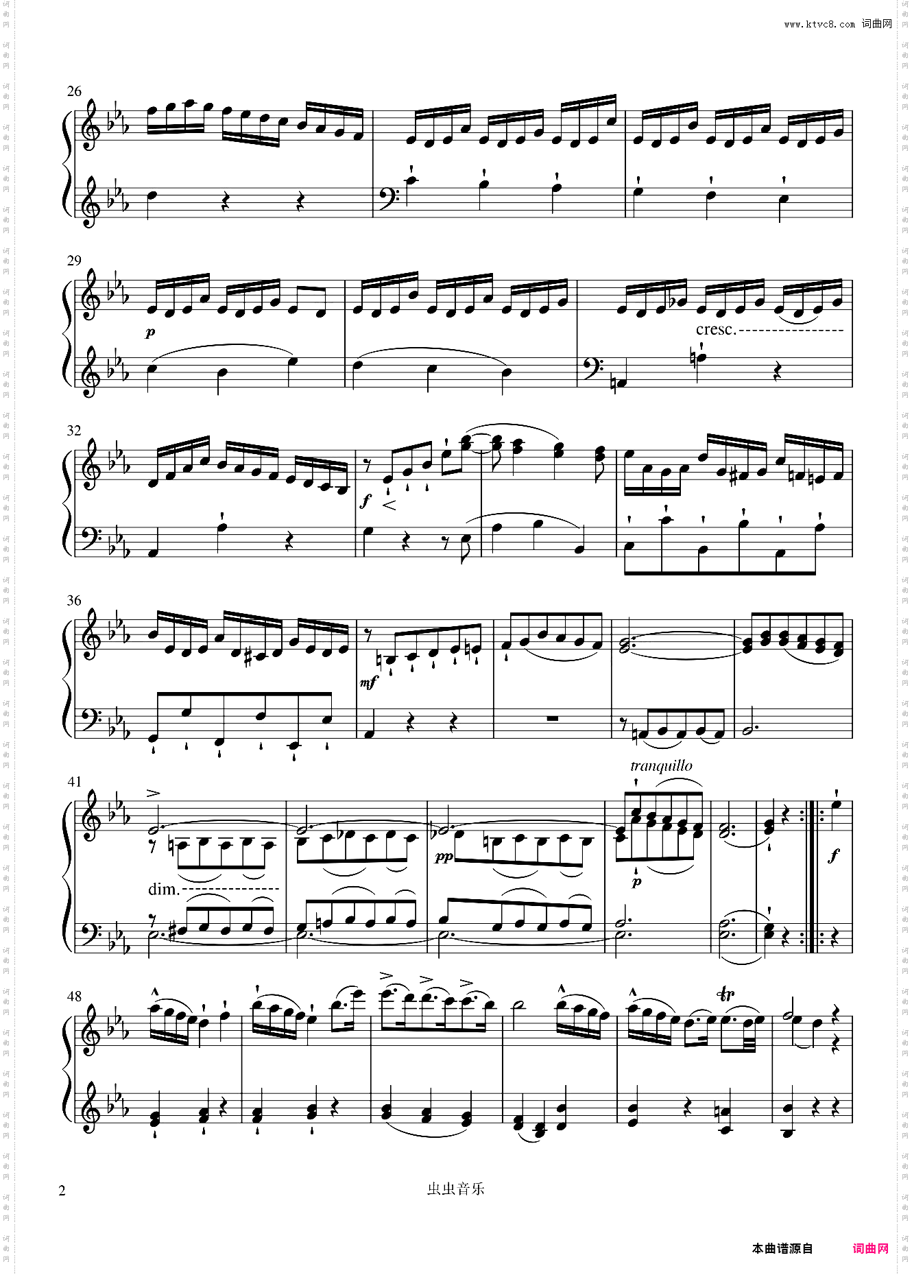 Hob·XVI/20，奏鸣曲第三乐章，海顿